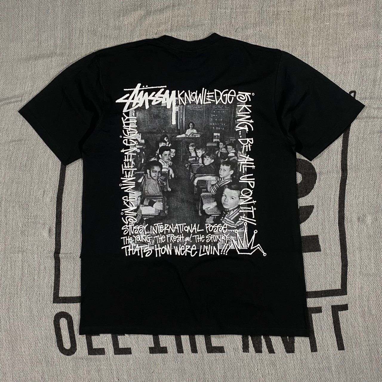 Stussy STUSSY CLASSROOM TEE • LARGE Size US L / EU 52-54 / 3 - 1 Thumbnail