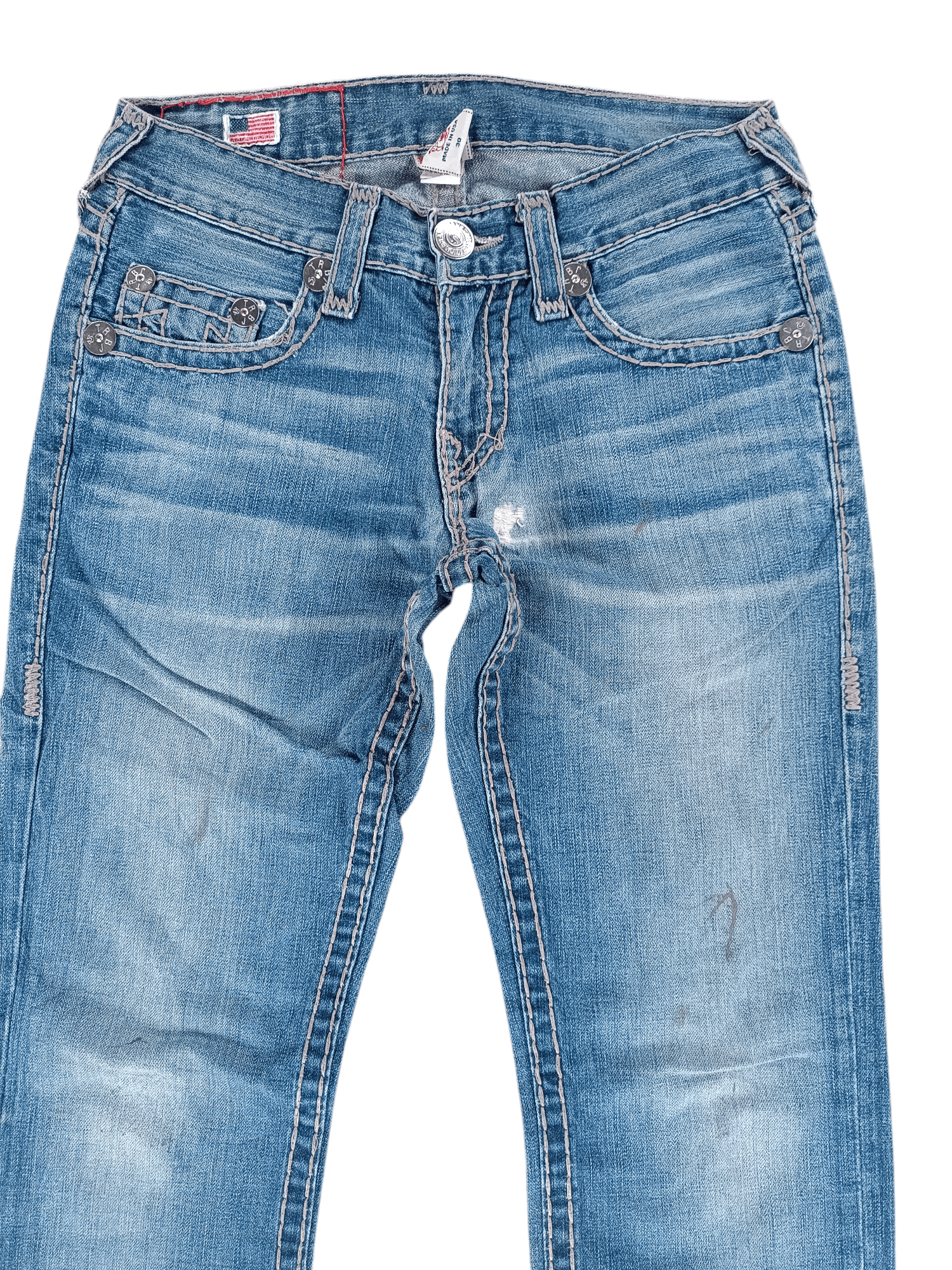 True Religion Bobby Super T Distressed Jeans