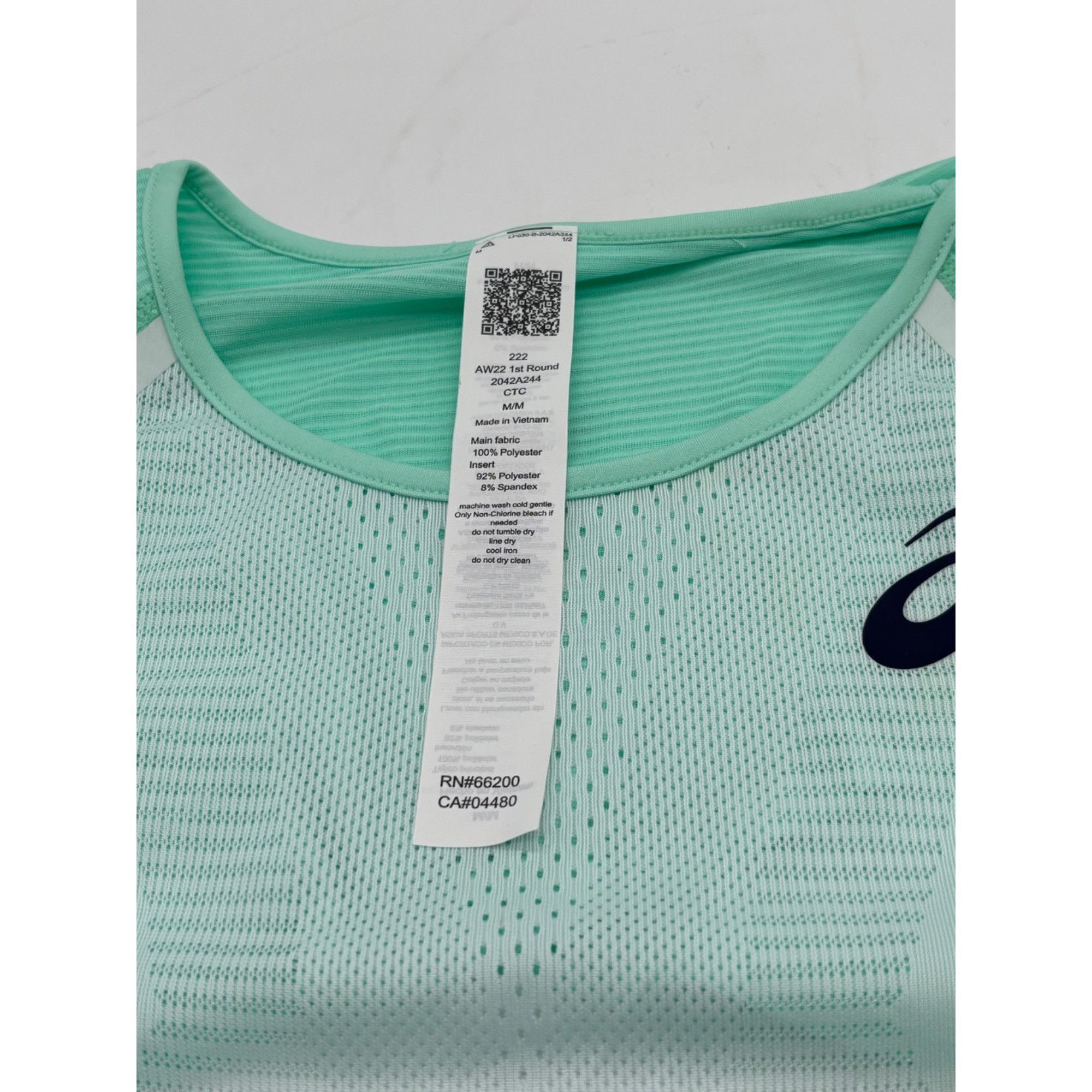 Asics ASICs Women’s Activebreeze Match Tank Top, Light Green, Sz. Size M / US 6-8 / IT 42-44 - 8 Thumbnail