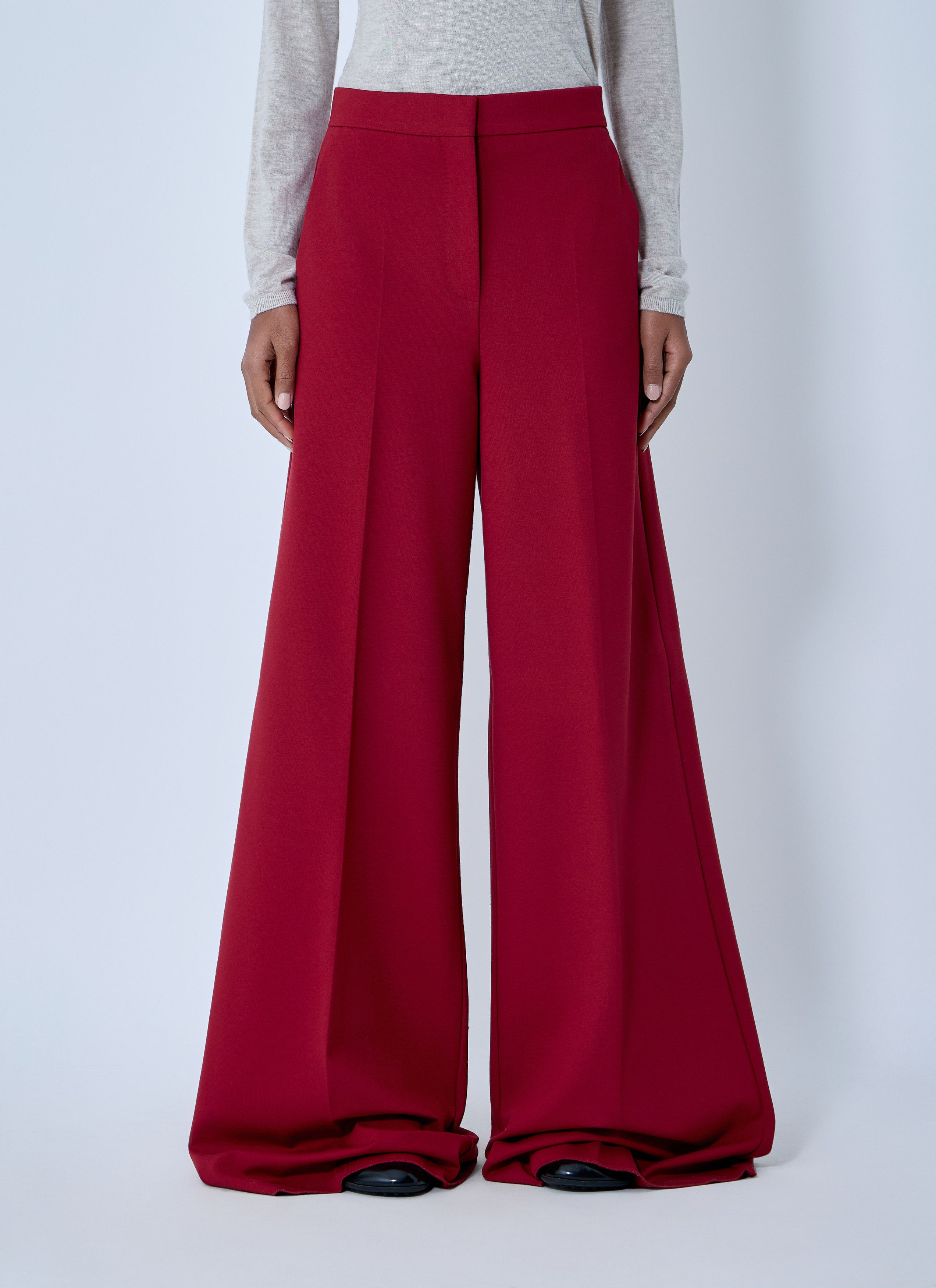 Max Mara Wide-Leg Tailored Pants Size 28" / US 6 / IT 42 - 1 Thumbnail
