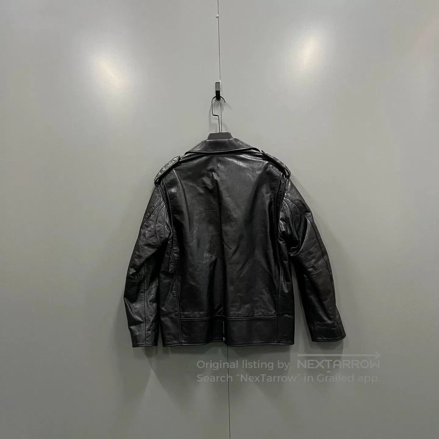 Saint Laurent Paris Saint Laurent Black Leather Biker Jacket. Size US M / EU 48-50 / 2 - 3 Thumbnail