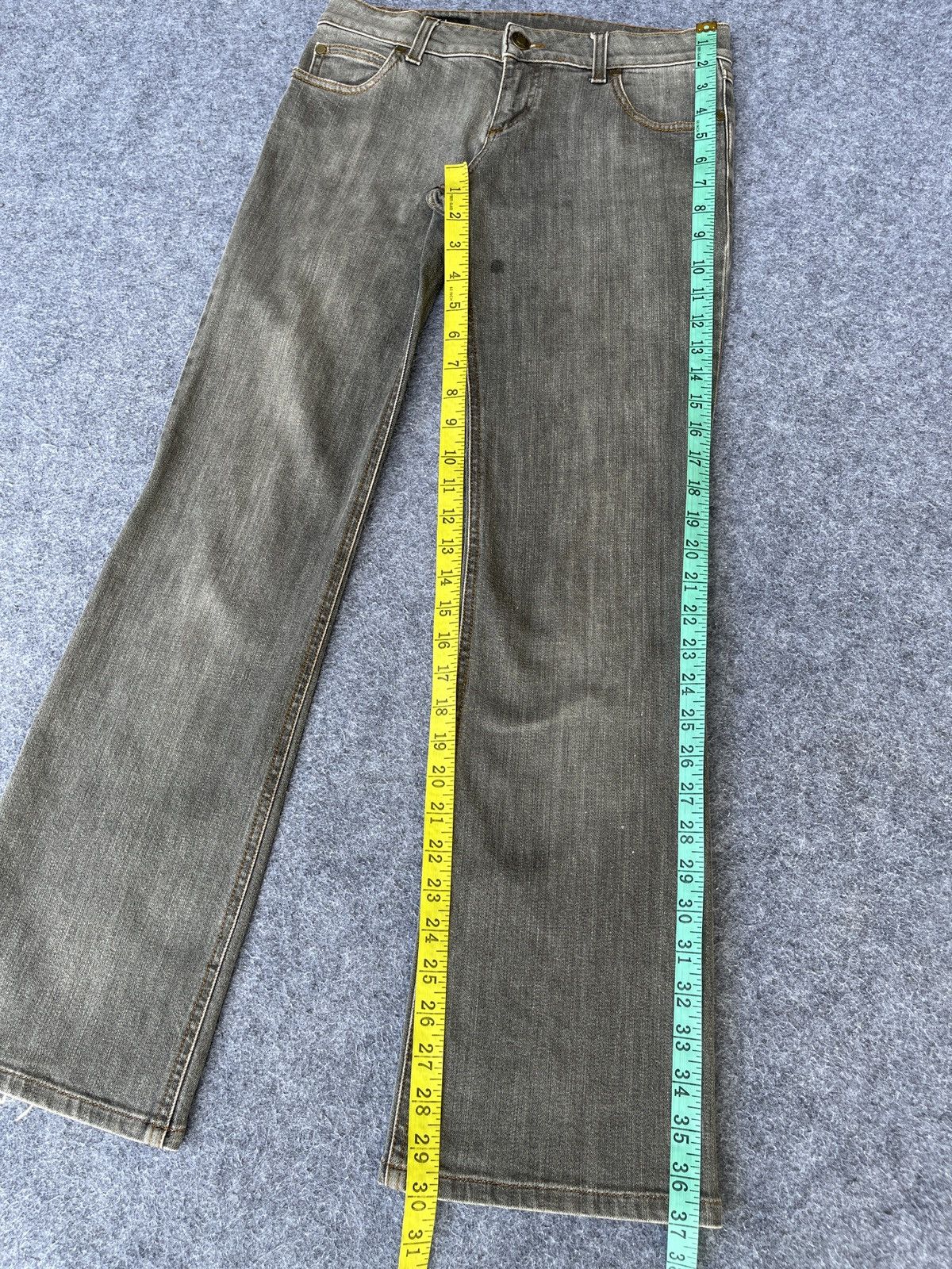 Gucci Vintage🔥Gucci🔥Flared Elastane Denim Y2k Size 29" - 6 Thumbnail