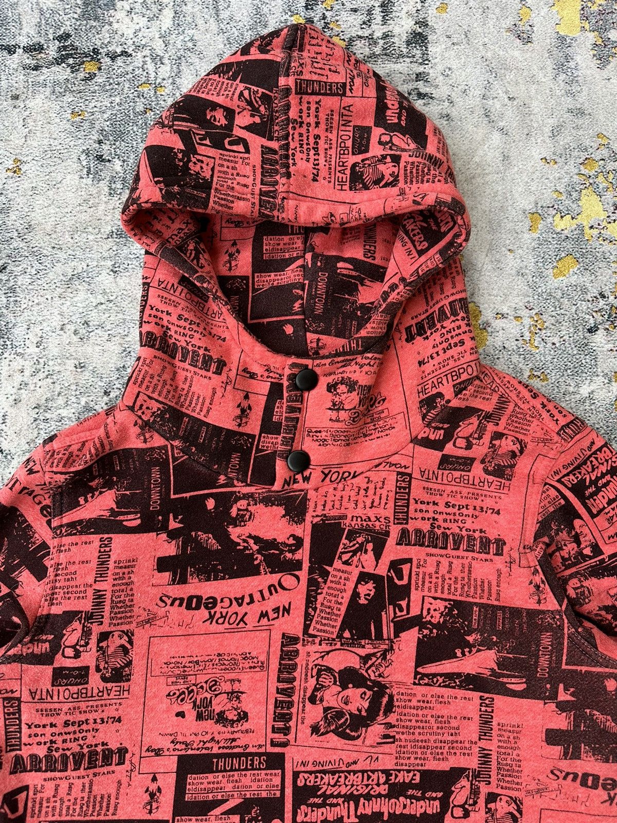 Hysteric Glamour ALVIN ALL OVER PRINTED MULTI POCKET HOODIE HYSTERIC STYLE Size US M / EU 48-50 / 2 - 2 Thumbnail