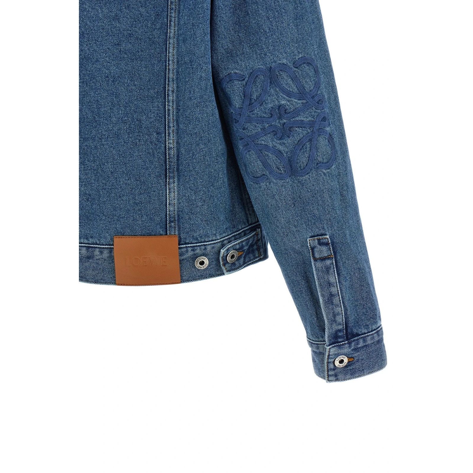 Loewe LOEWE Blue Denim Jacket New & Authentic (Men's size:M;) Size US M / EU 48-50 / 2 - 2 Thumbnail