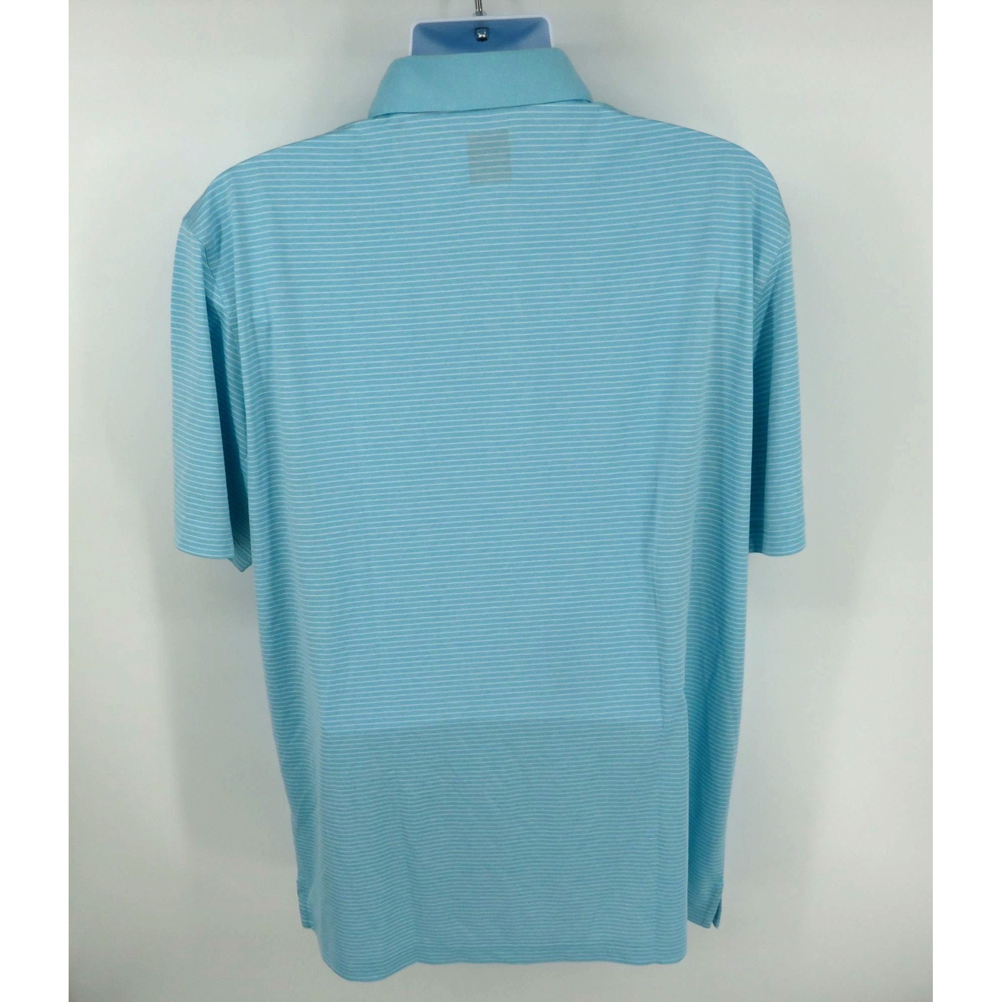 Callaway Callaway Mens XL Petit Four Heather Polo Shirt Blue Striped Size US XL / EU 56 / 4 - 5 Thumbnail