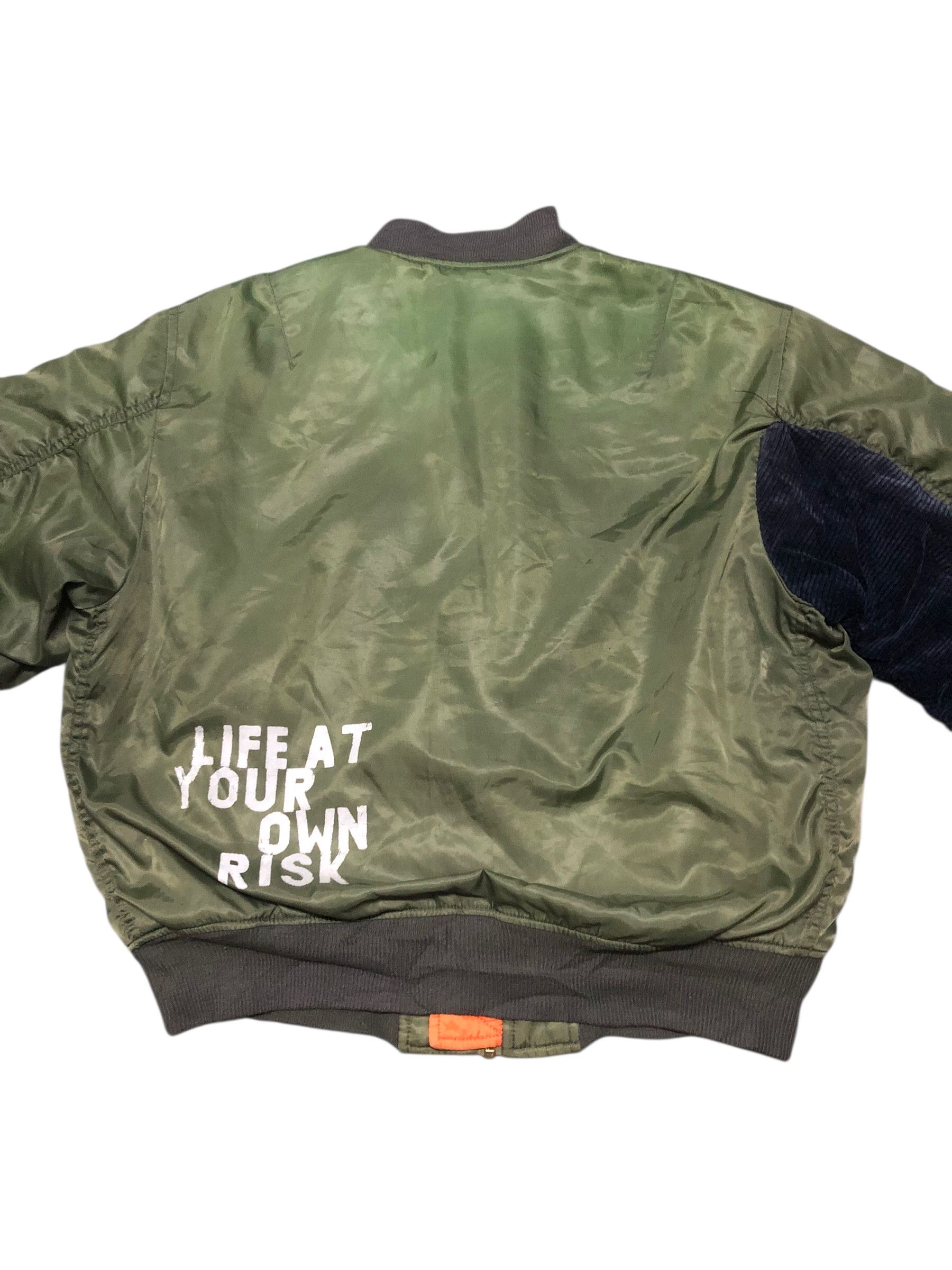 A.F.F.A. × Undercover 🔥RISK Custom MA-1 Flight Jacket AFFA Hiroshi Fujiwara Size US L / EU 52-54 / 3 - 11 Thumbnail