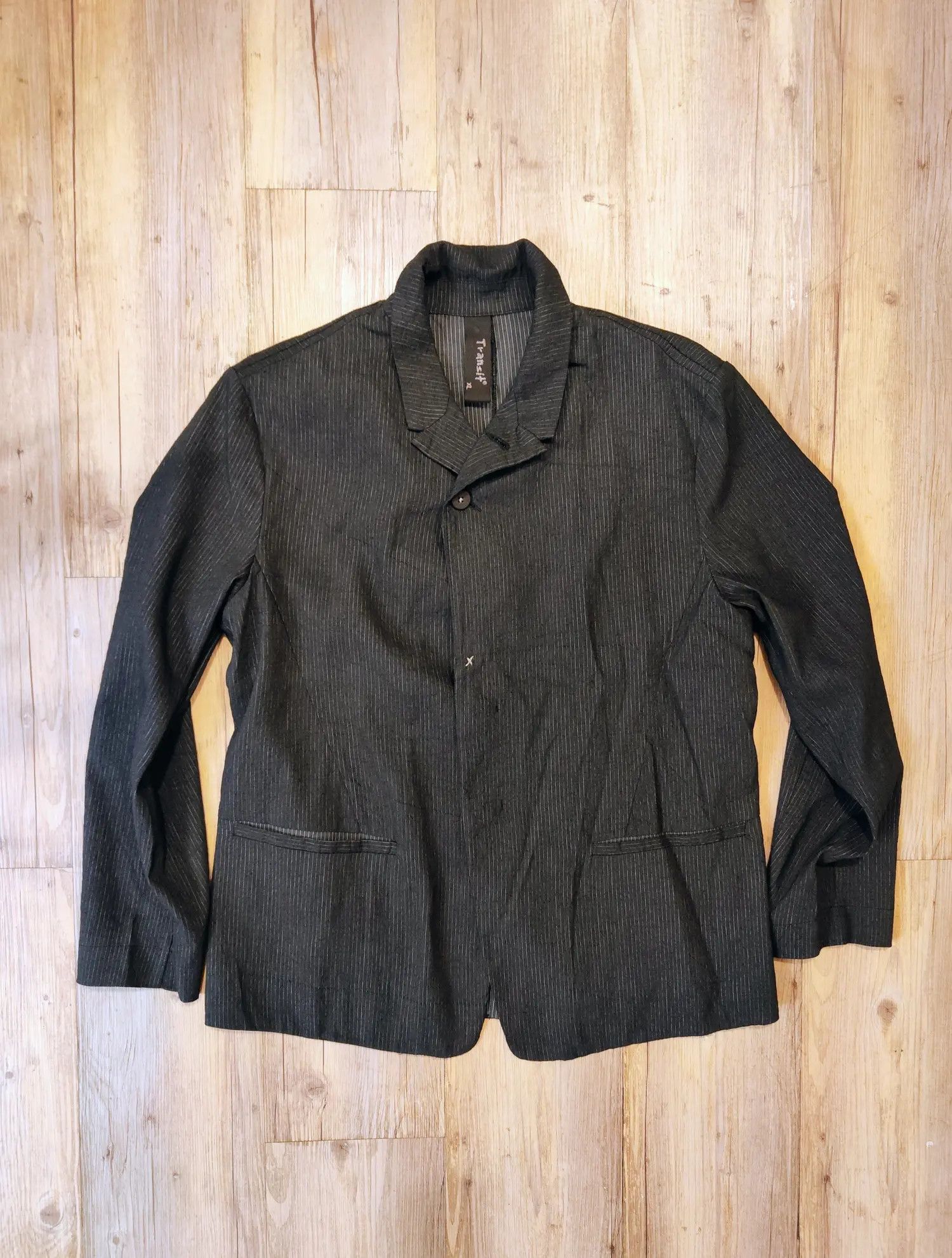 Transit Striped suit.Like Atelier Suppan or Taichi Murakami Size 40R - 2 Thumbnail
