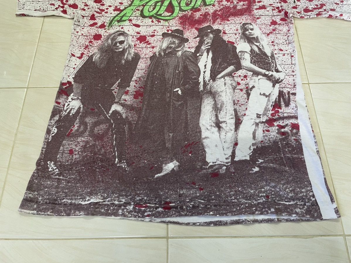 Band Tees VINTAGE 1990 POISON BAND FULL PRINT T-SHIRT (PINHOLE) Size US L / EU 52-54 / 3 - 6 Thumbnail