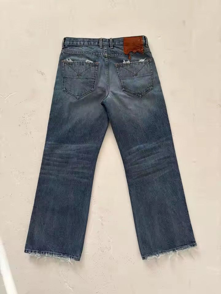 Jean Distressed Baggy Streetwear Straight Vintage Style Jeans Size US 32 / EU 48 - 2 Thumbnail