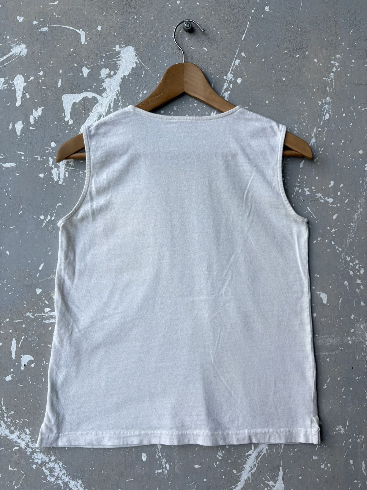 Hai Sporting Gear Vintage Hai Sporting Gear Issey Miyake Indigo Sleeveless Tee Size US XS / EU 42 / 0 - 4 Thumbnail