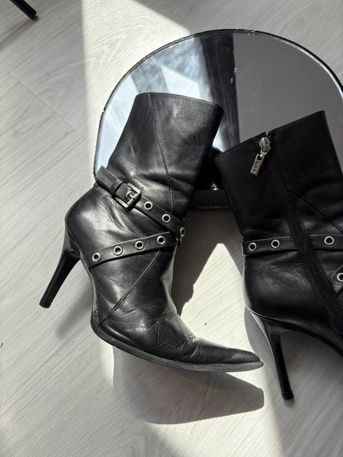 Vintage y2k leather boots Size US 6.5 / IT 36.5 - 16 Thumbnail