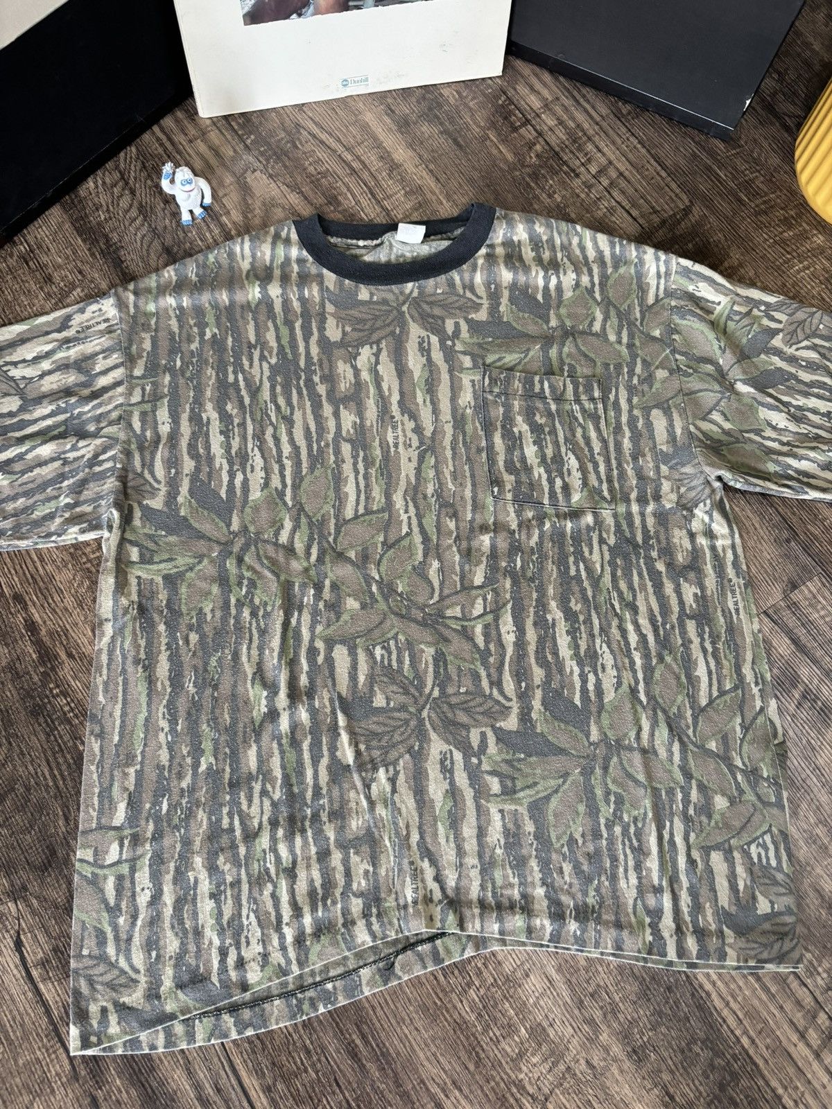 Vintage 90s Camo Vintage Single Stitch Pocket Tee Medium Size US M / EU 48-50 / 2 - 2 Thumbnail