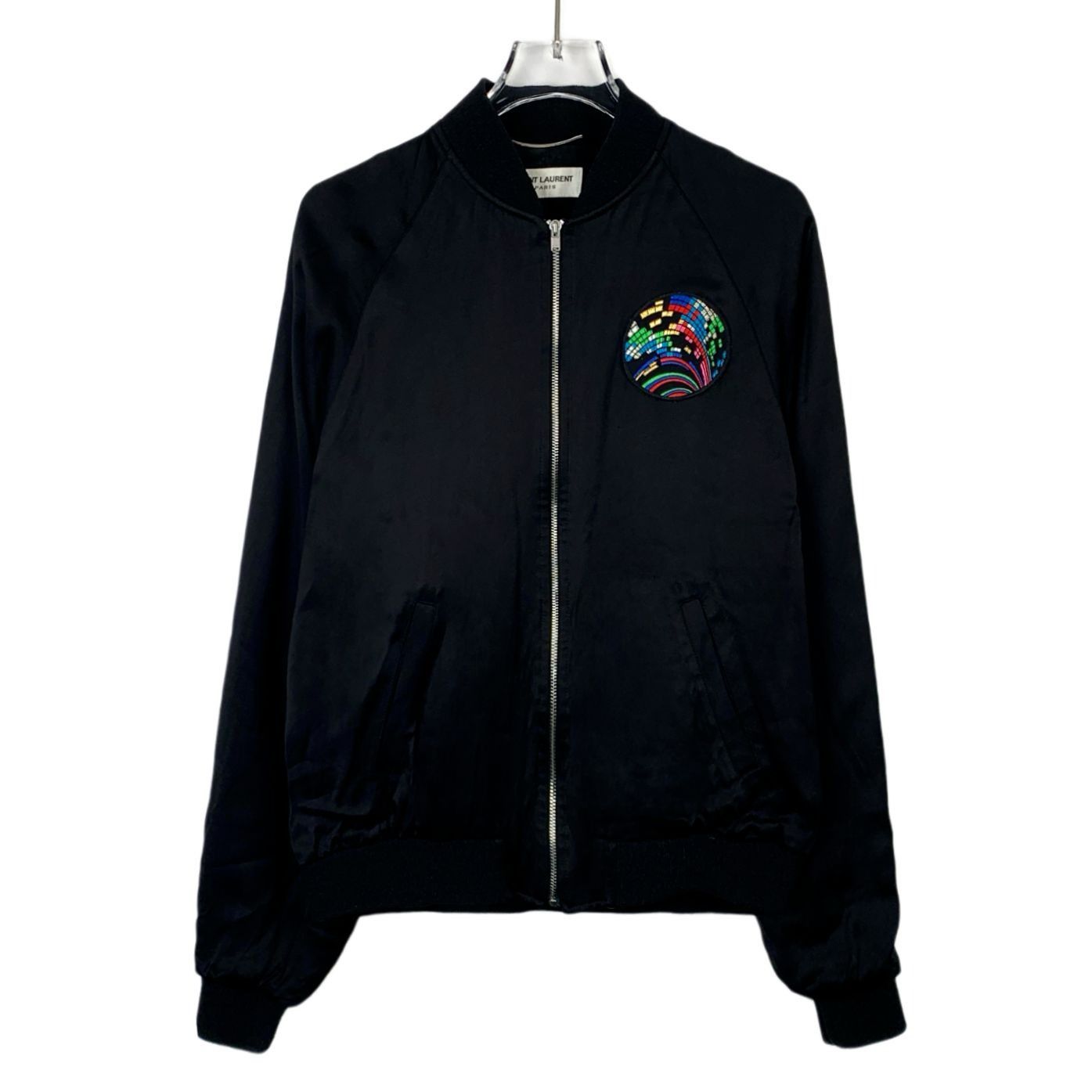 Saint Laurent Paris Saint Laurent Black Shark Zip Jacket (Size 48/M) Size M / US 6-8 / IT 42-44 - 1 Thumbnail