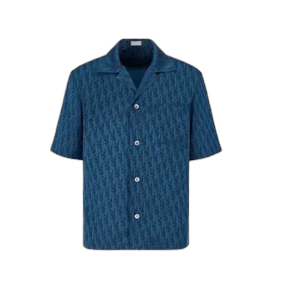 Dior Dior Short Sleeve Silk Shirt with Logo Size US L / EU 52-54 / 3 - 1 Thumbnail