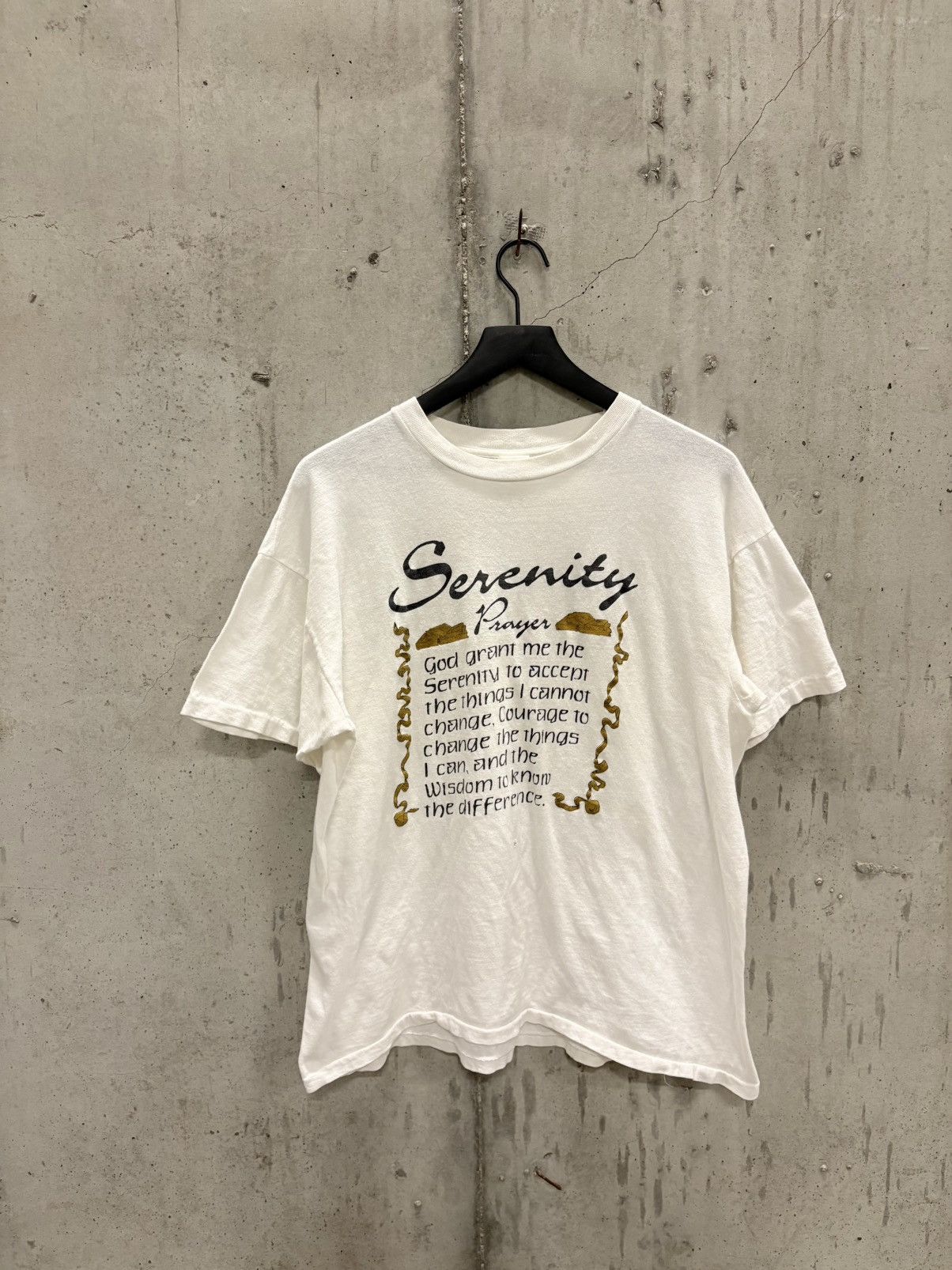 Vintage Vintage Serenity Jesus Tee Shirt Fade Distressed Grunge Boxy Size US L / EU 52-54 / 3 - 1 Thumbnail