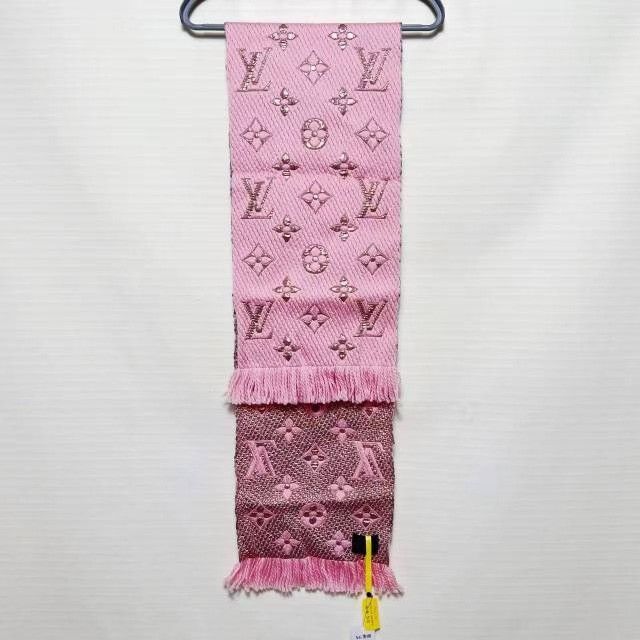 Louis Vuitton LV Sakura Pink Printed Wool Scarf Size ONE SIZE - 1 Thumbnail