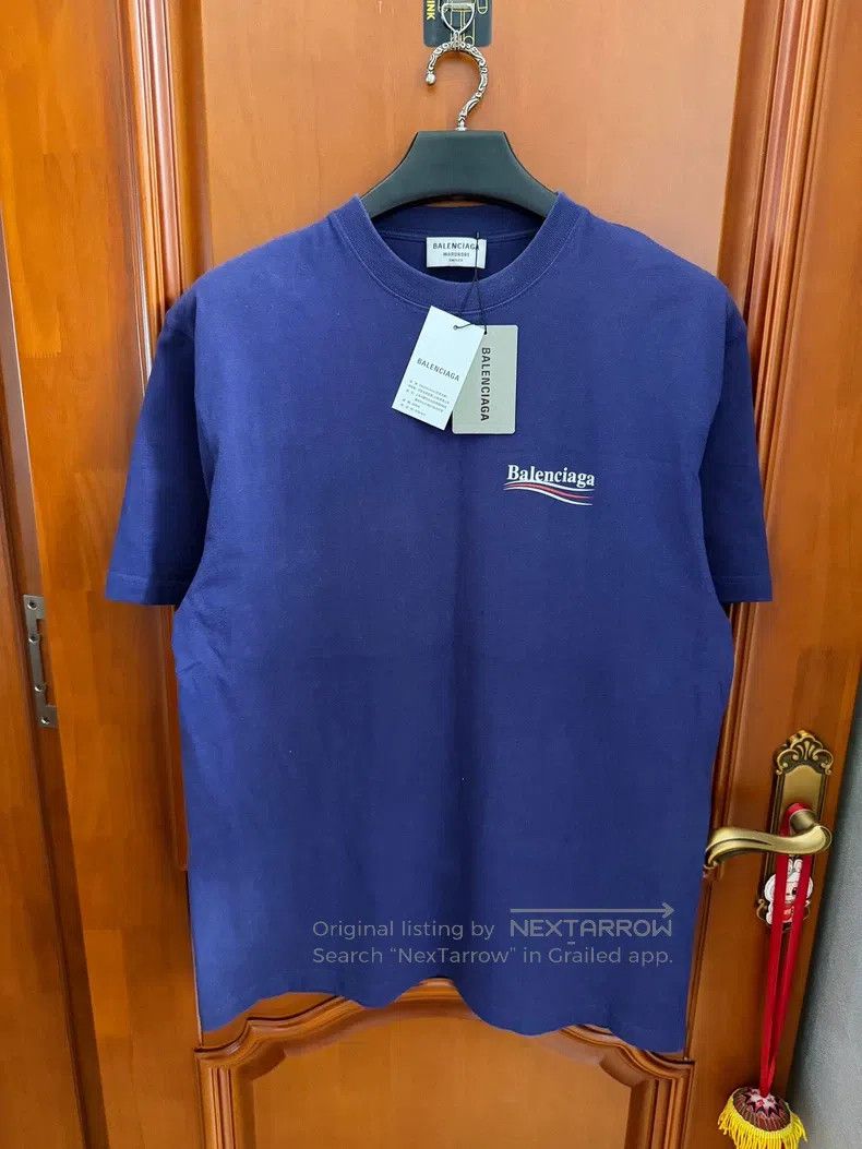 Balenciaga Balenciaga Blue Coca-Cola logo short-sleeve T-shirt Size US S / EU 44-46 / 1 - 1 Thumbnail