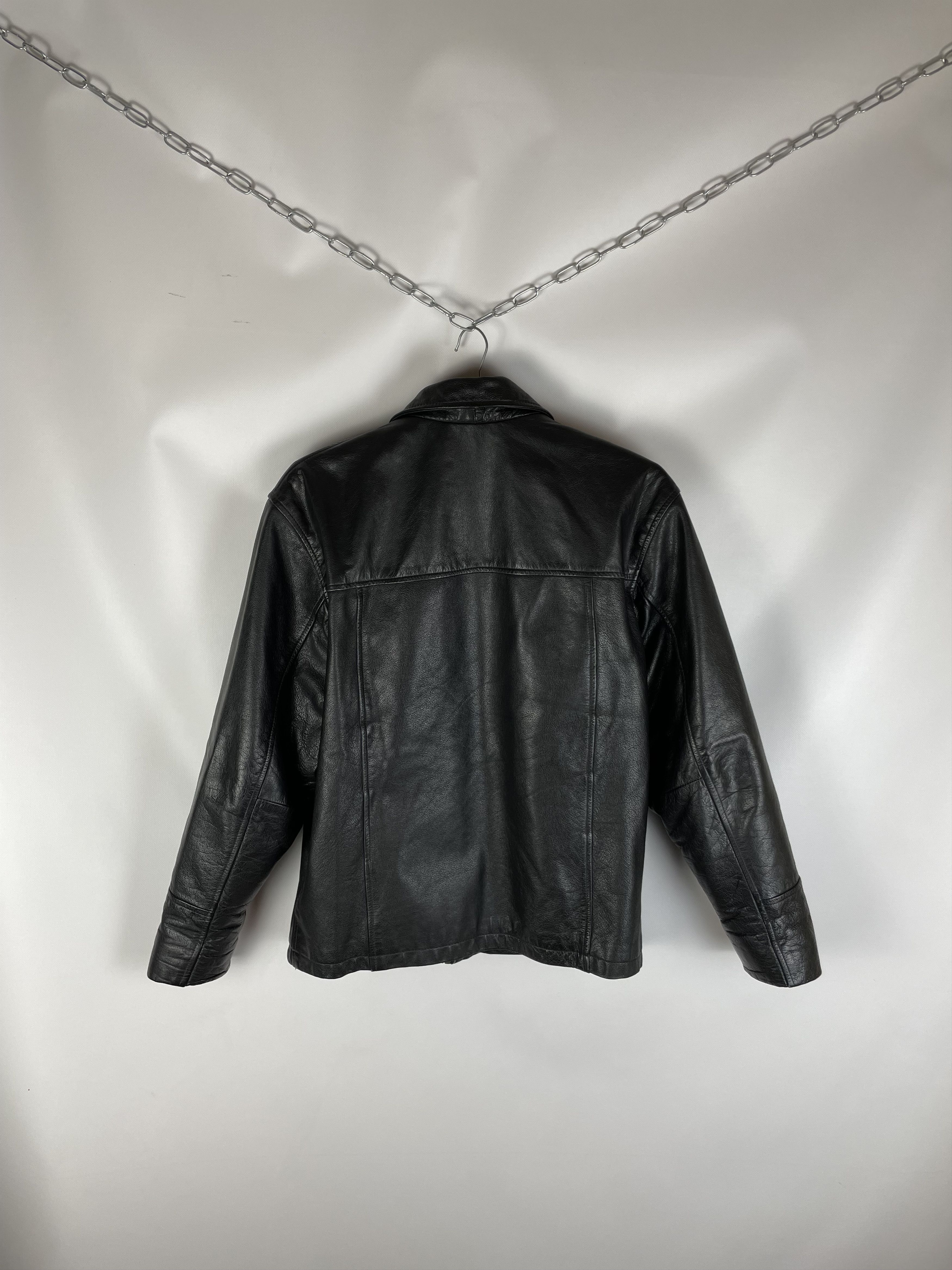 Vintage Vintage Leather Jacket 90s Size US S / EU 44-46 / 1 - 11 Thumbnail