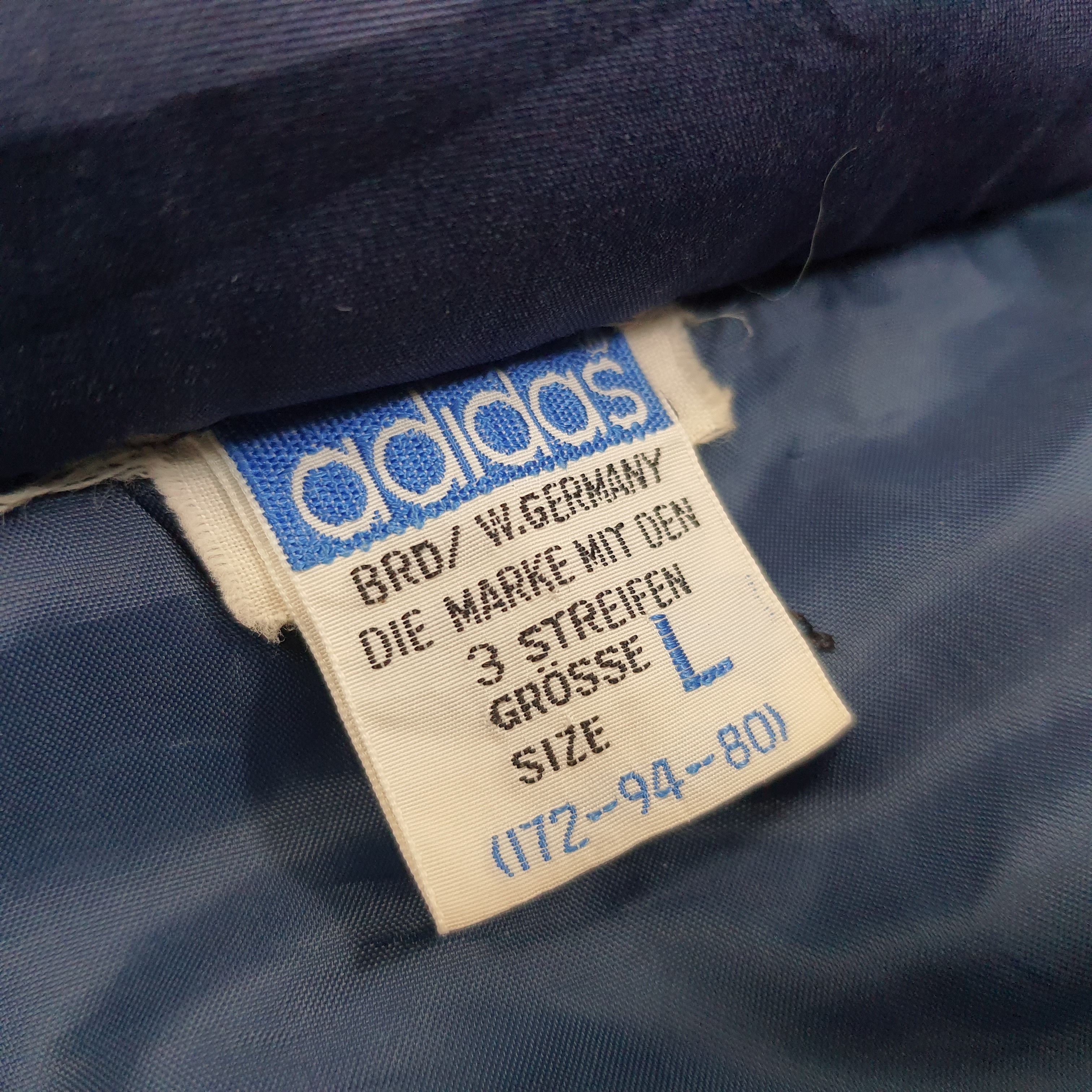 Adidas Vintage Rare 80s Adidas Jacket Three Stripe C268N6 Size US M / EU 48-50 / 2 - 4 Thumbnail