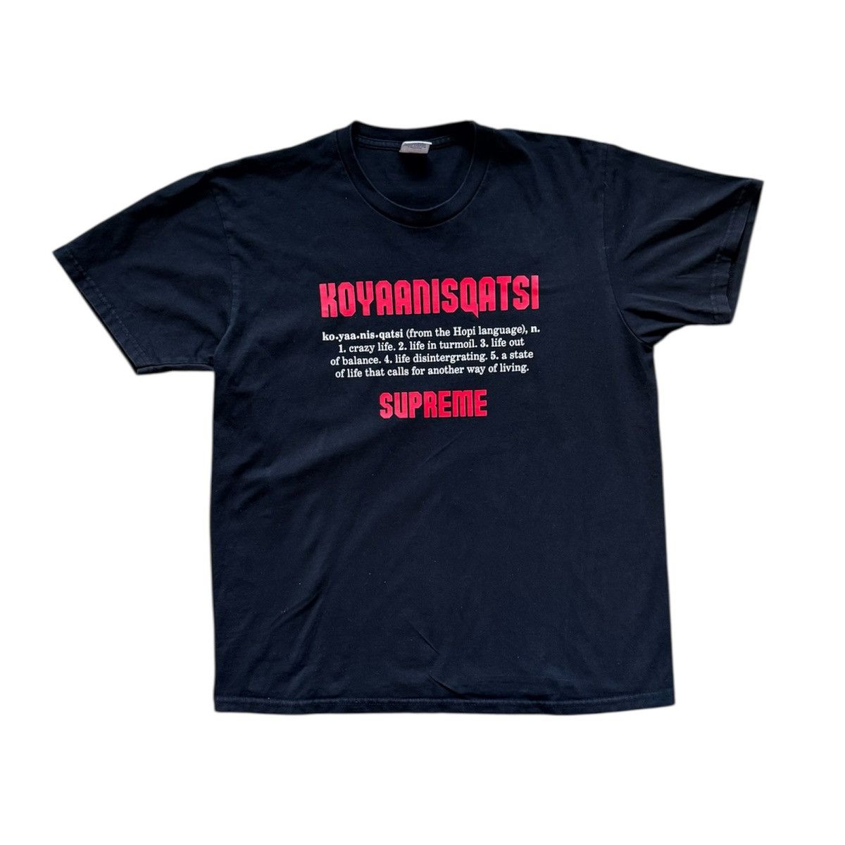 Supreme Supreme Koyaanisqatsi Tee Size M Size US M / EU 48-50 / 2 - 1 Thumbnail