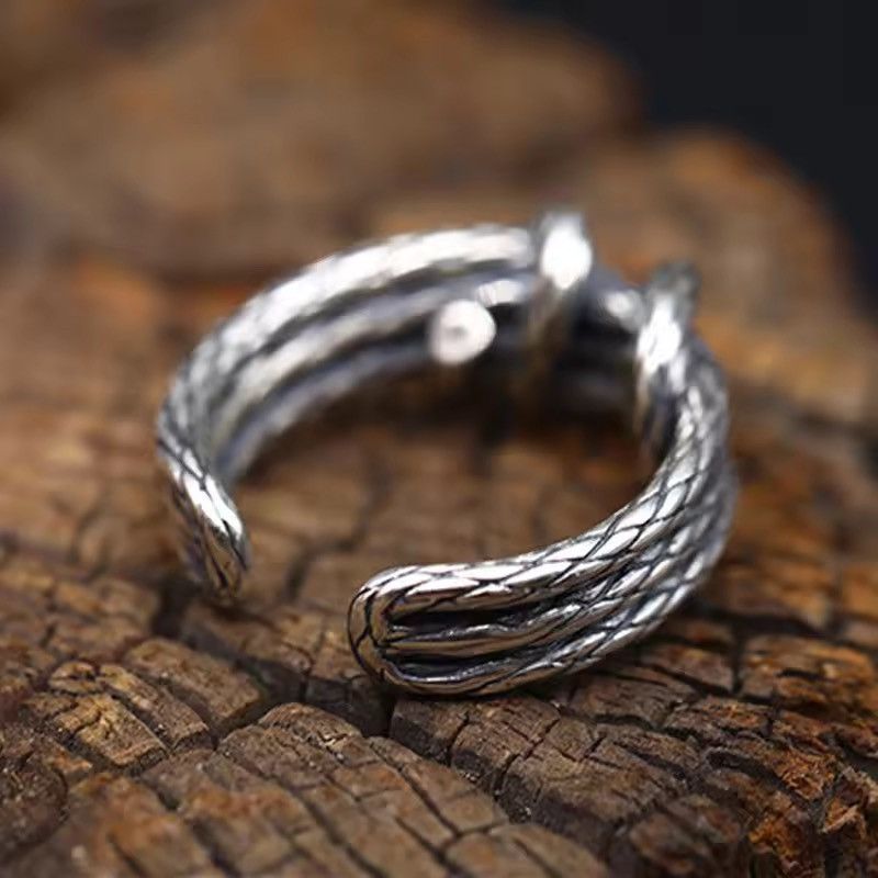 Japanese Brand × Jewelry Woven Rope Ring Resizeable Size ONE SIZE - 4 Thumbnail