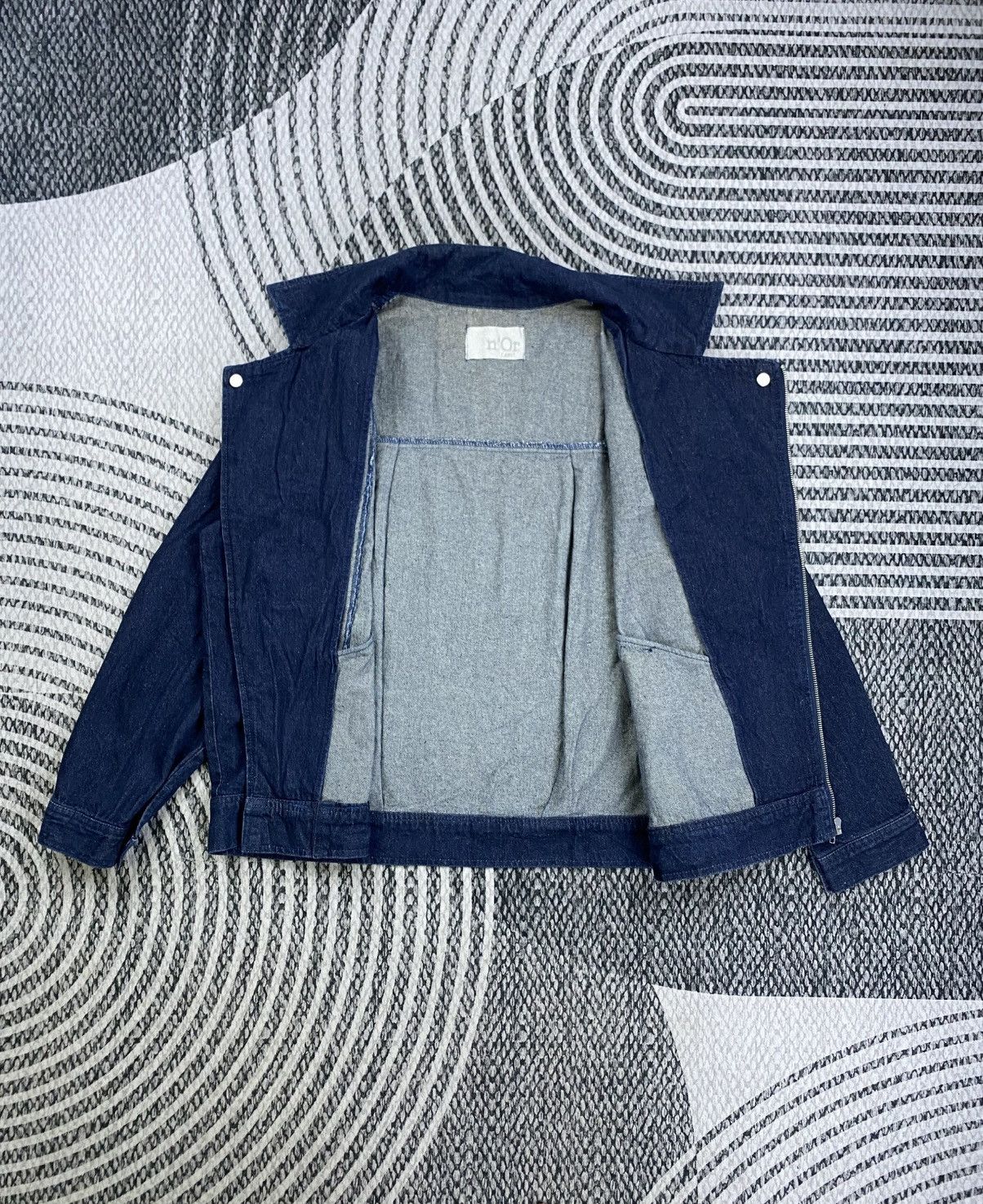 Japanese Brand Vintage N’or Label Double Collar Denim Jacket Size US L / EU 52-54 / 3 - 6 Thumbnail