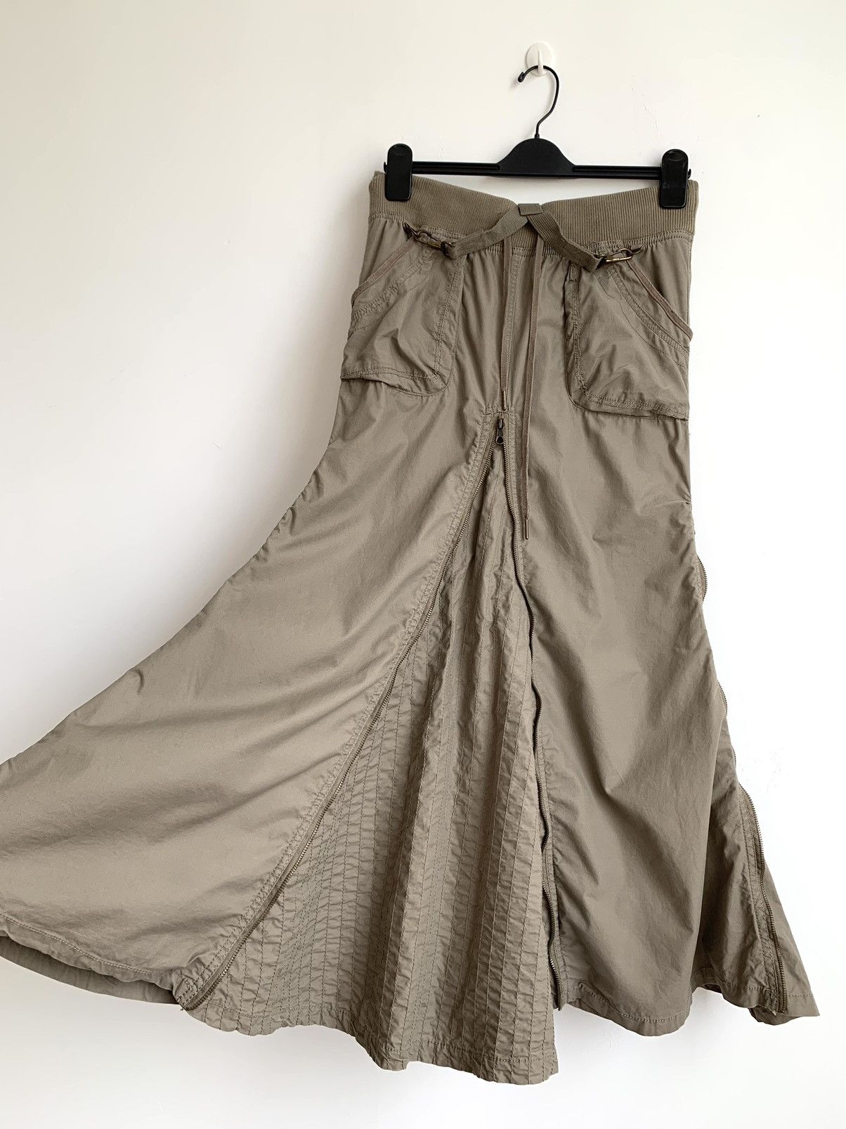 Japanese Brand GOA Flared Zipper Skirt Suspender Size 30" / US 8 / IT 44 - 5 Thumbnail