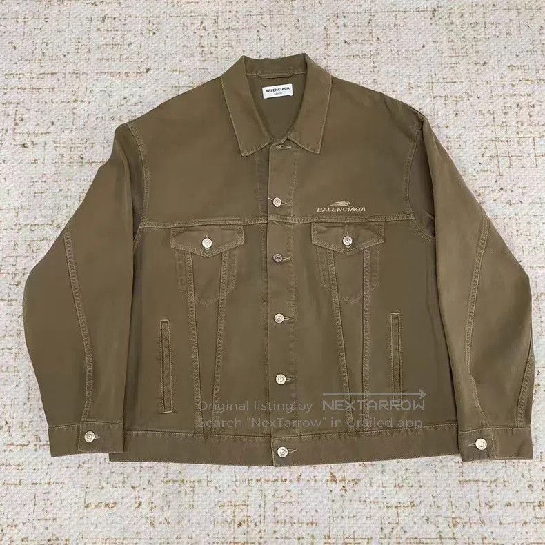 Balenciaga Balenciaga Tiger Year Limited Embroidered Letter Denim Jac Size US XS / EU 42 / 0 - 1 Thumbnail
