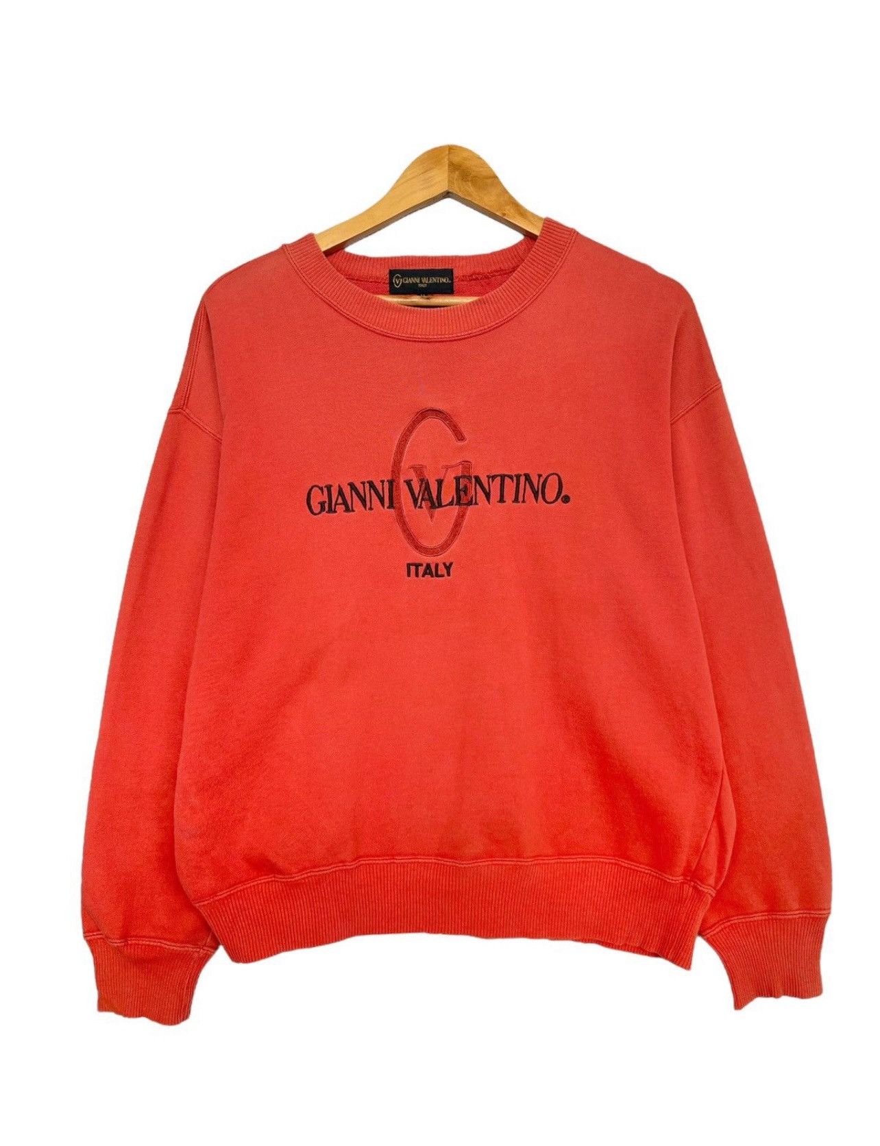 Vintage 90s Gianni Valentino Spellout Baggy Sweatshirt
