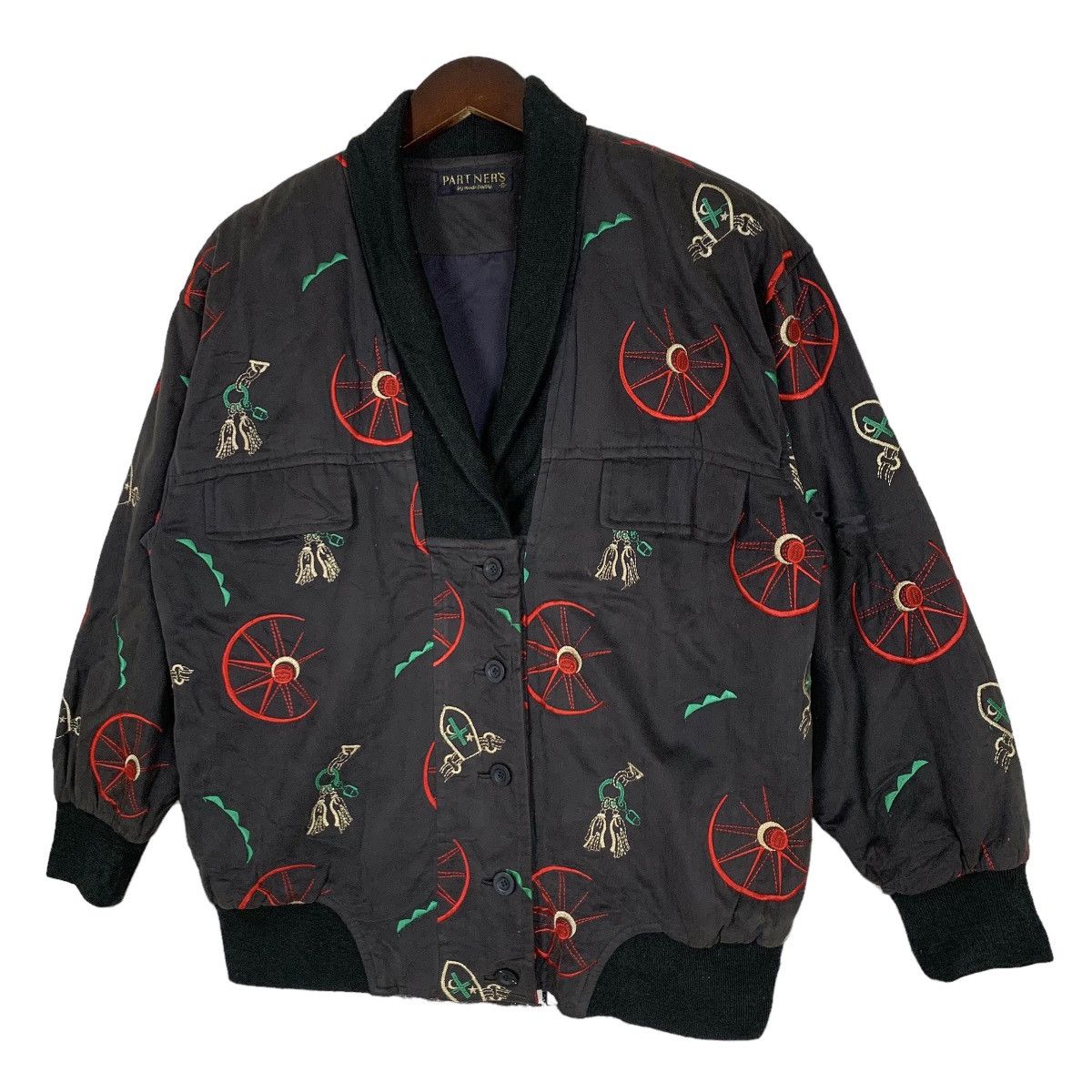 Vintage Partners by Mode Vallie Souvenir BomberJacket SizeM