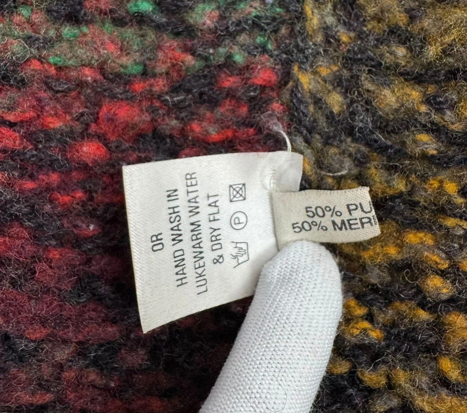 Other Edel Macbride Donegal Knit Cardigan Wool Silk Ireland Size XL / US 12-14 / IT 48-50 - 13 Thumbnail