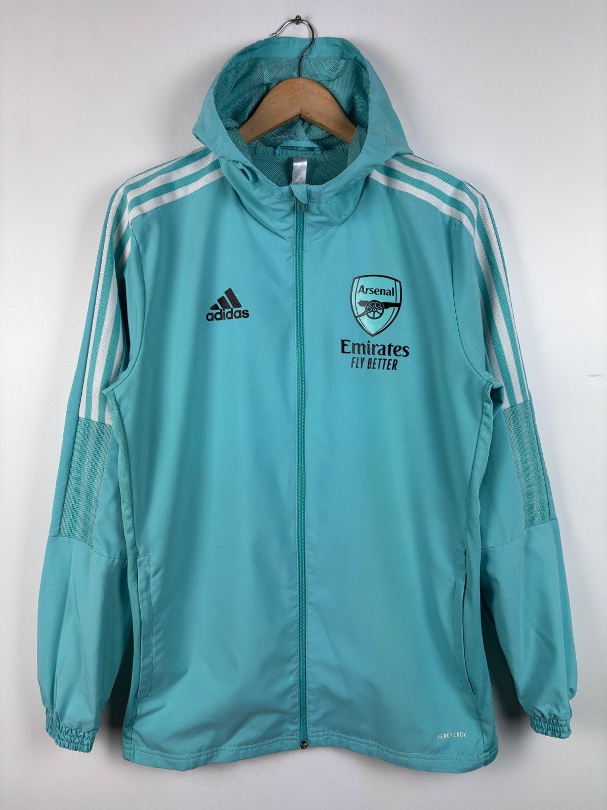 Adidas Adidas Arsenal 2021-22 Tiro Presentation Training Jacket S Size US S / EU 44-46 / 1 - 1 Thumbnail