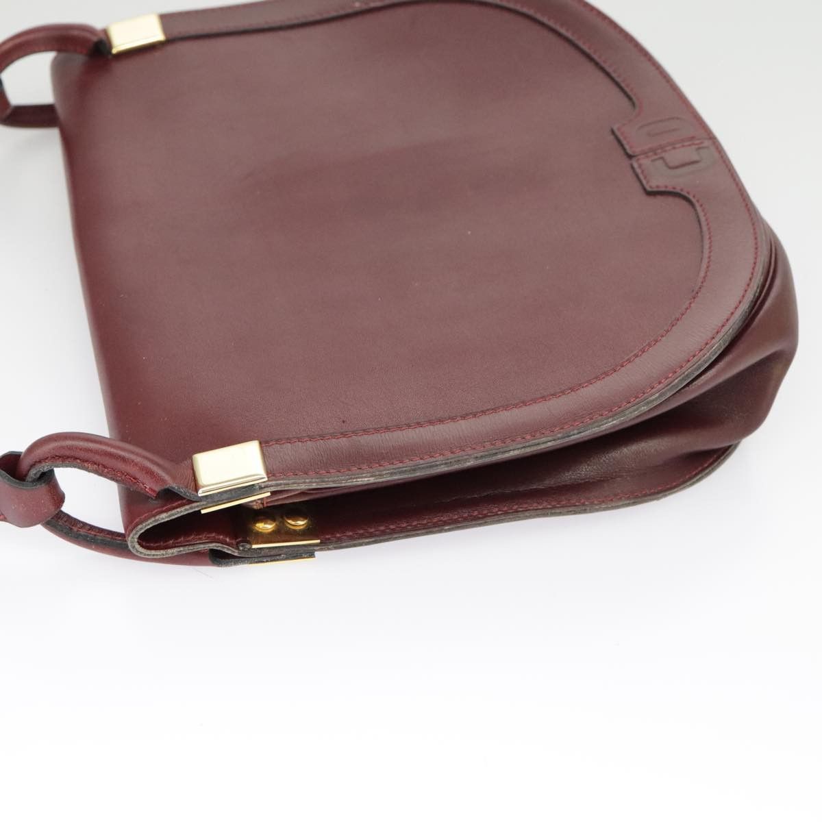 Dior DIOR Shoulder Bag Leather Bordeaux Gold Size ONE SIZE - 5 Thumbnail