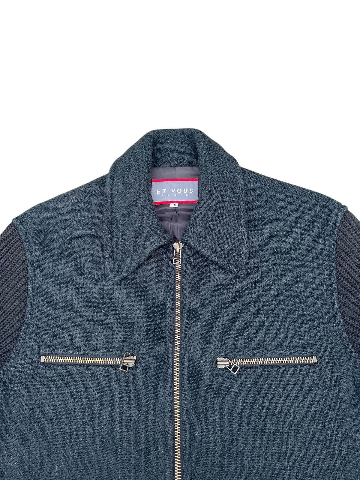 Hysteric Glamour Vintage 90s Et Vous Paris Hybrid Wool Jacket Size US S / EU 44-46 / 1 - 6 Thumbnail