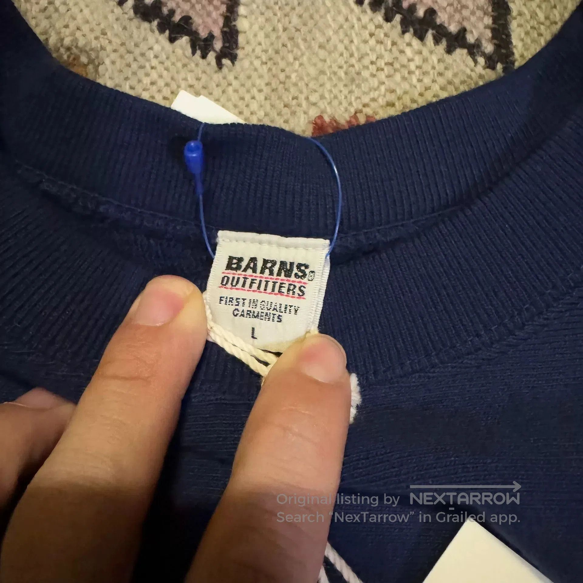 Japanese Brand New Japanese Barnes Crew Sweater. Size US M / EU 48-50 / 2 - 4 Thumbnail