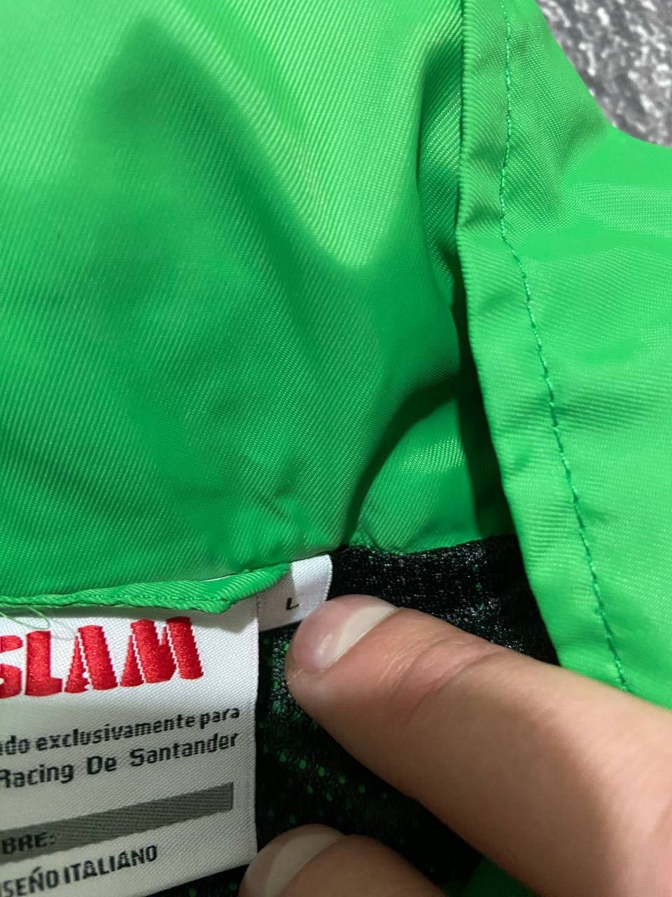 Vintage Vintage Slam Real Racing 2007 football light jacket Size US L / EU 52-54 / 3 - 9 Thumbnail