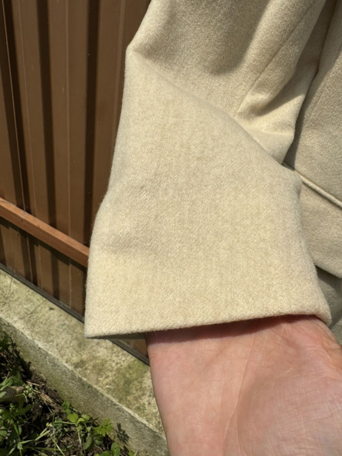 Vintage Vintage Jil Sander Plus Cashmere Beige Coat Size M / US 6-8 / IT 42-44 - 11 Thumbnail