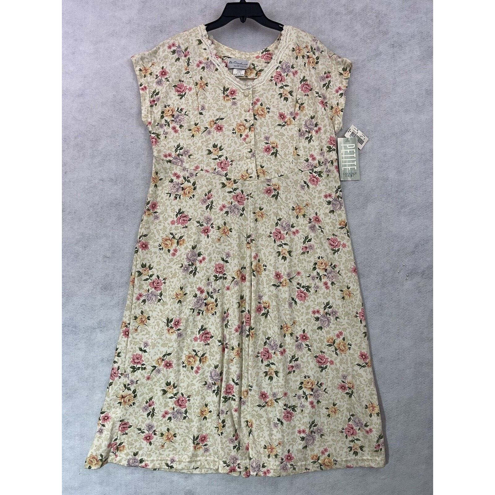 Other Ms Conduct Carriage Court Dress Womens 16P Floral Vintage Size XXL / US 16-18 / IT 52-54 - 10 Thumbnail