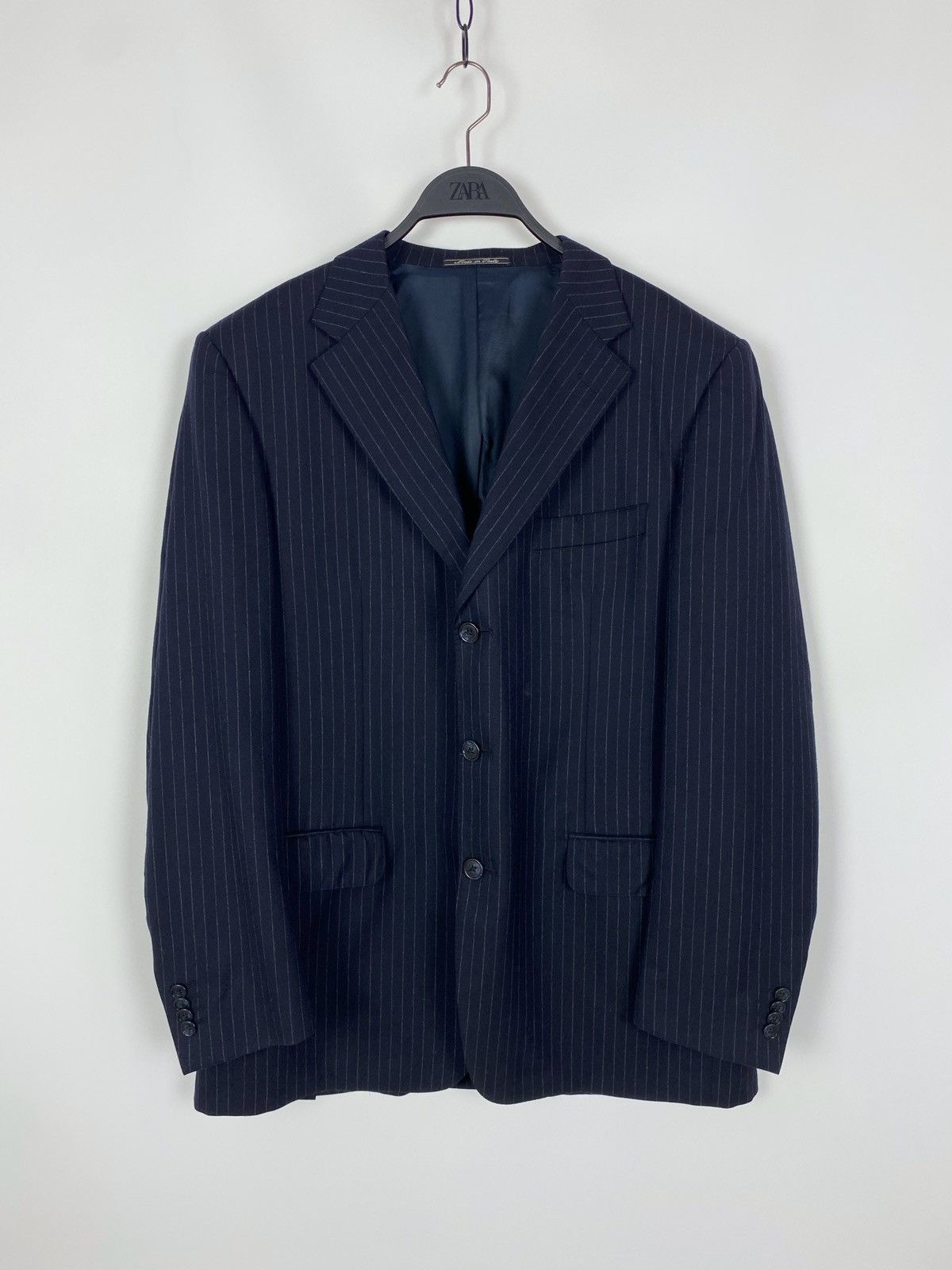 Corneliani Corneliani Striped Blazer Made in Italy Size 52R - 2 Thumbnail