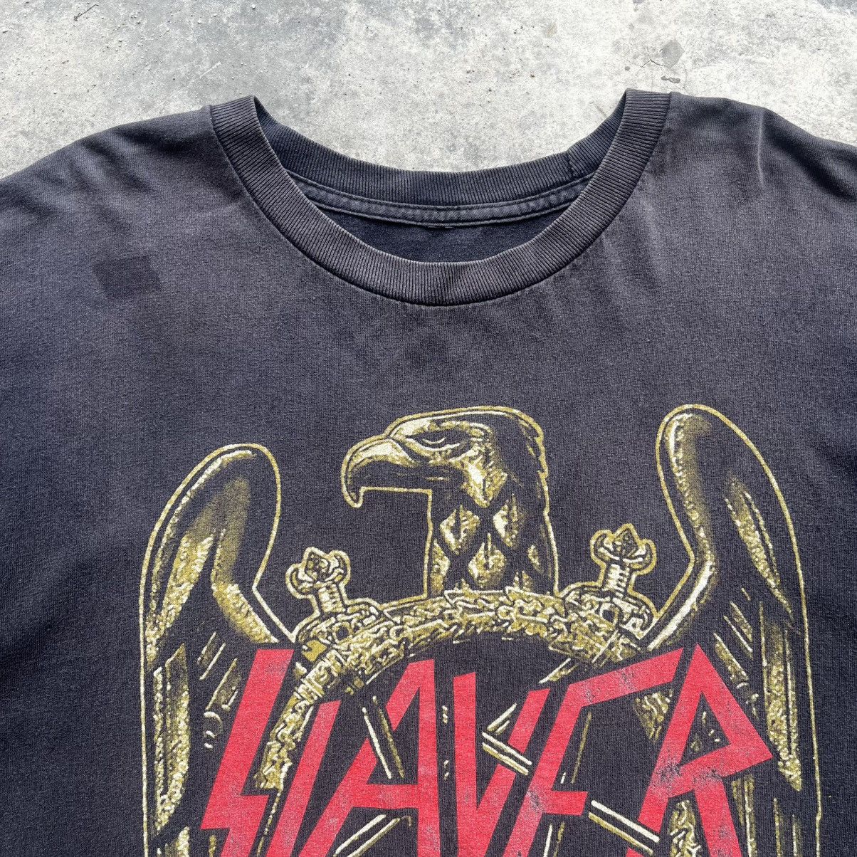 Vintage SUNFADED SLAYER VINTAGE TEE 90s Size US S / EU 44-46 / 1 - 5 Thumbnail