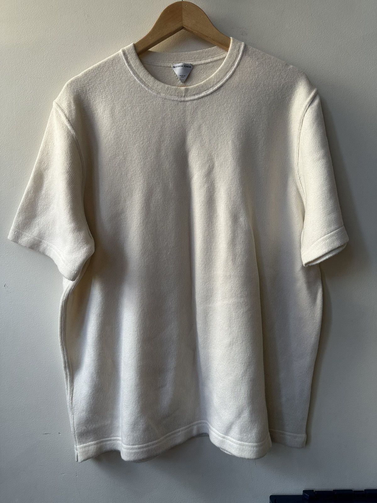 Bottega Veneta $1950 Bottega Veneta Cashmere Plain Tee Size US M / EU 48-50 / 2 - 1 Thumbnail