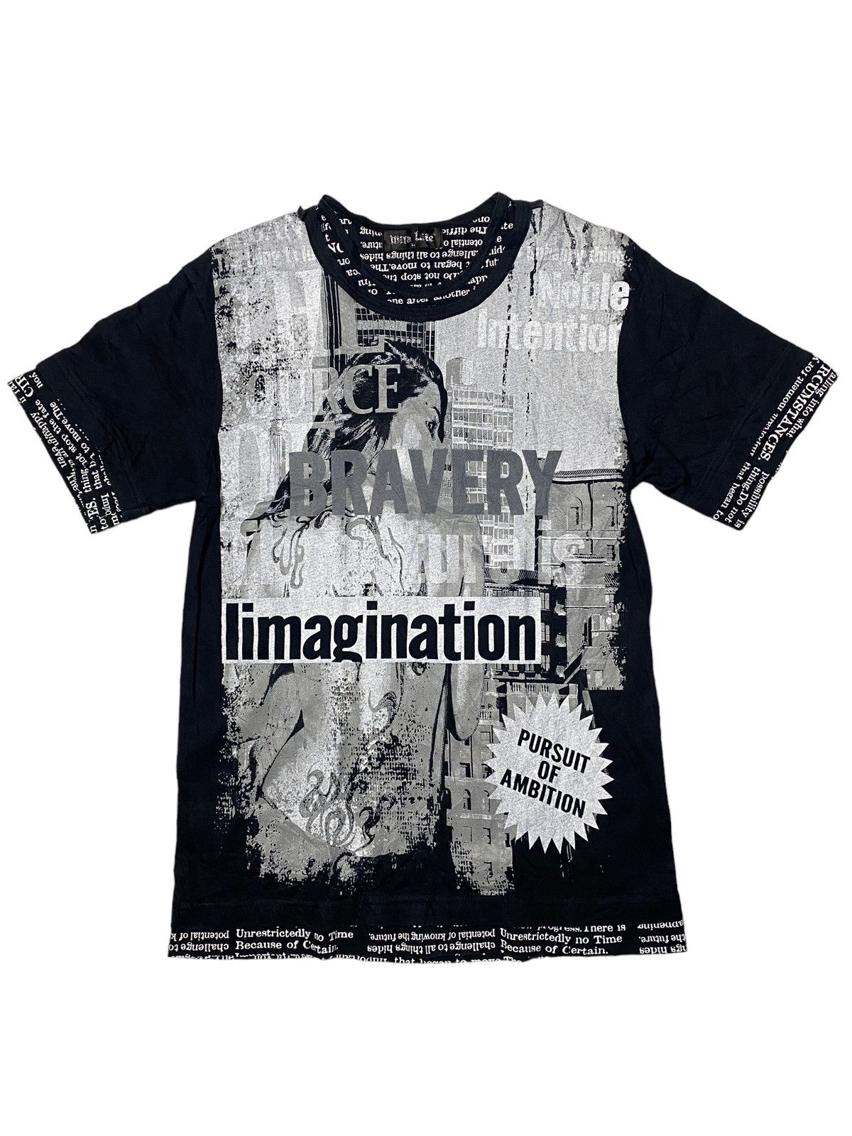 If Six Was Nine 2000's Wildlife Punk Girl Double Layer Tribal Shirt Size US M / EU 48-50 / 2 - 1 Thumbnail
