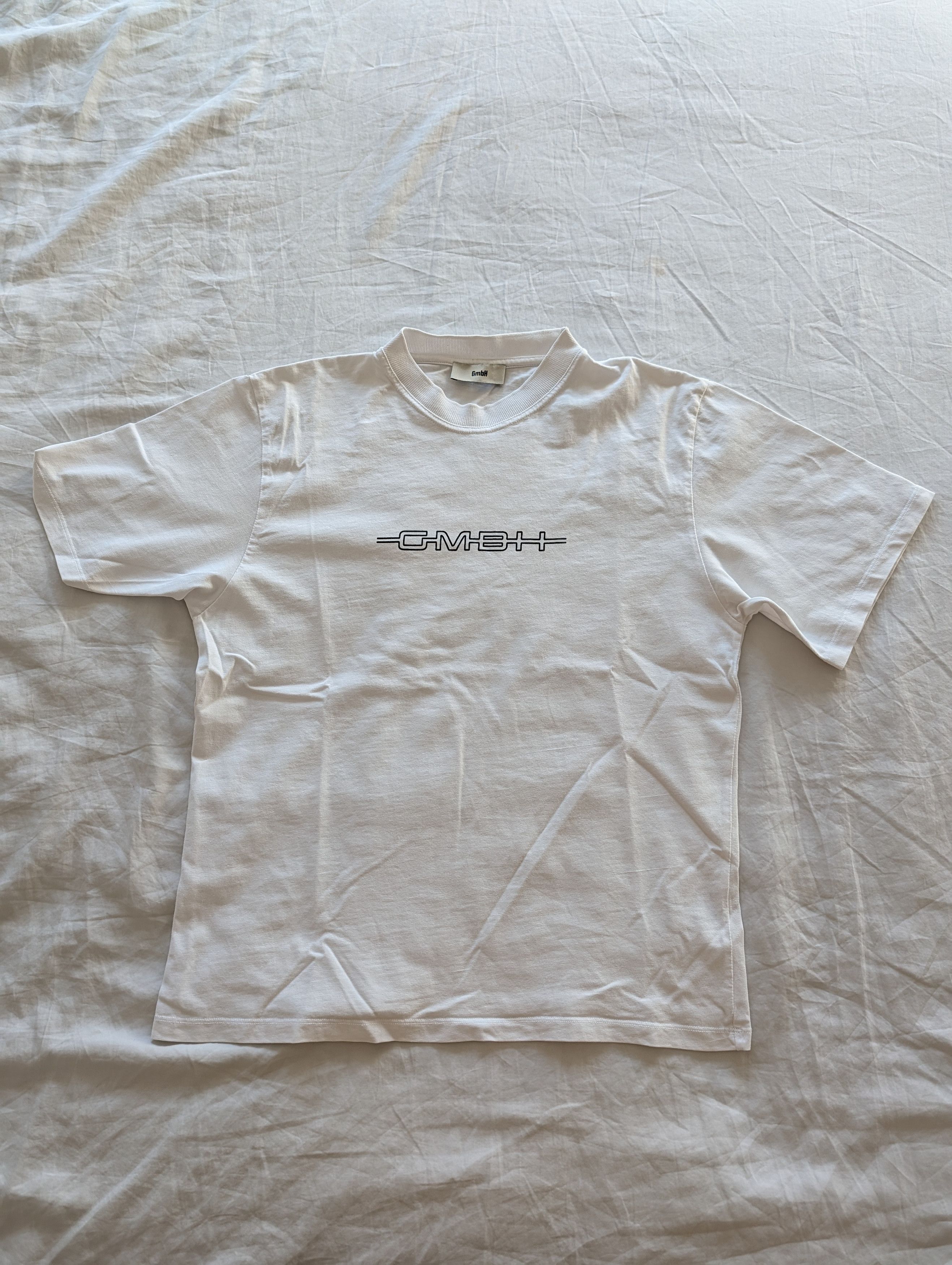 GmbH GmbH White T-shirt with Logo Size US M / EU 48-50 / 2 - 1 Thumbnail