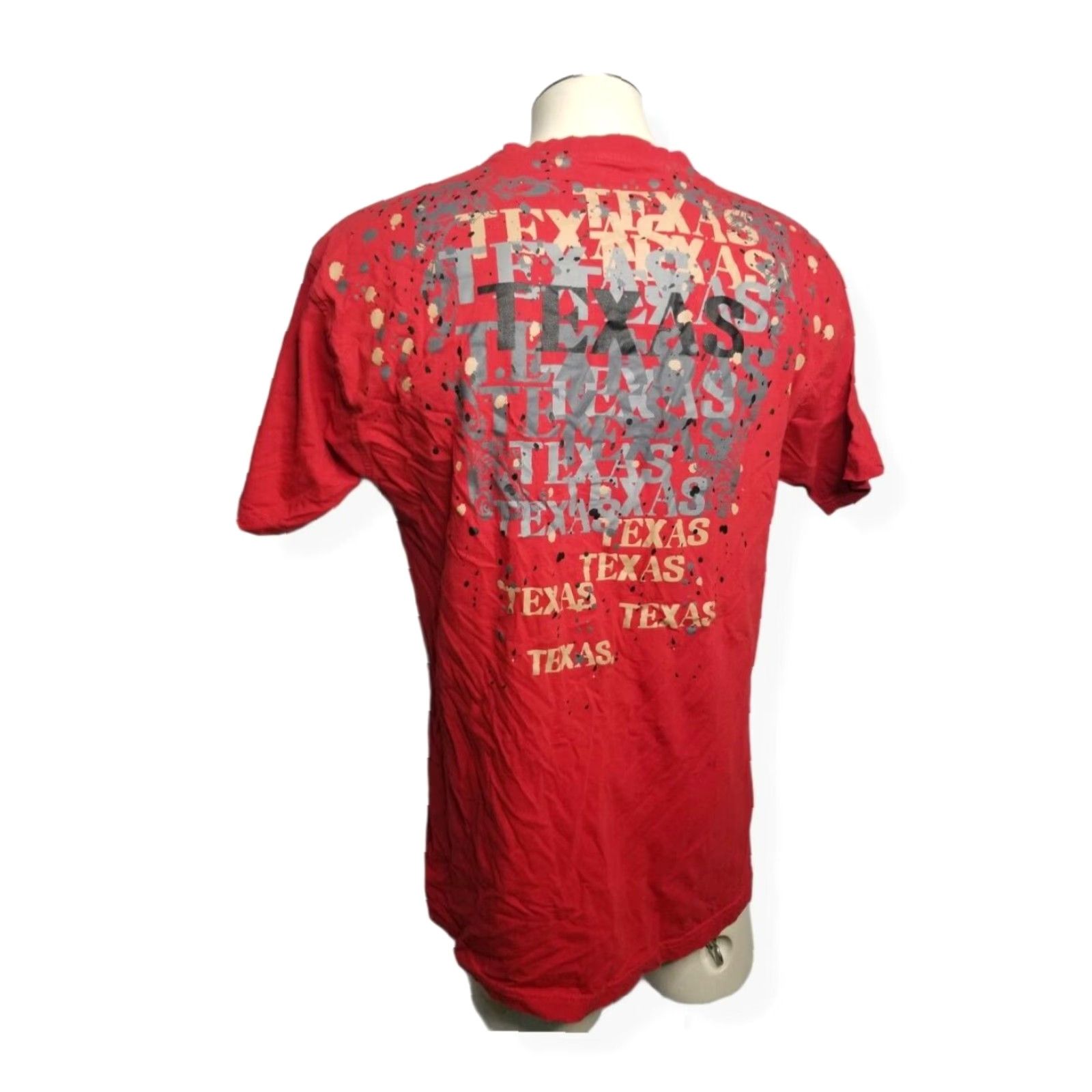 Vintage Beyond The Limit T Shirt Men 2XL Red Embroidered AOP Texas Streetwear Mens Size US XXL / EU 58 / 5 - 2 Thumbnail
