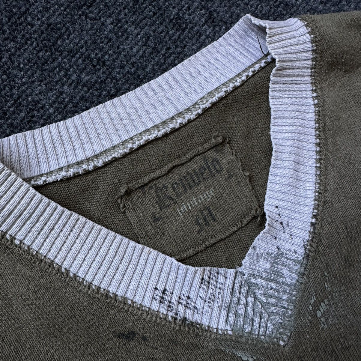 Le Grande Bleu (L.G.B.) VTG Knit V Neck Sweater Vintage Green Y2K 00s Size M Grunge Size US M / EU 48-50 / 2 - 11 Thumbnail
