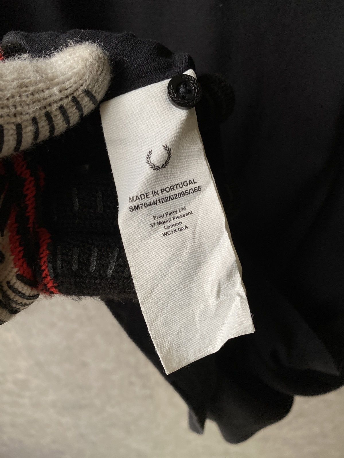 Fred Perry × Raf Simons Raf Simons x Fred Perry Black Polos Tee Size US XL / EU 56 / 4 - 10 Thumbnail