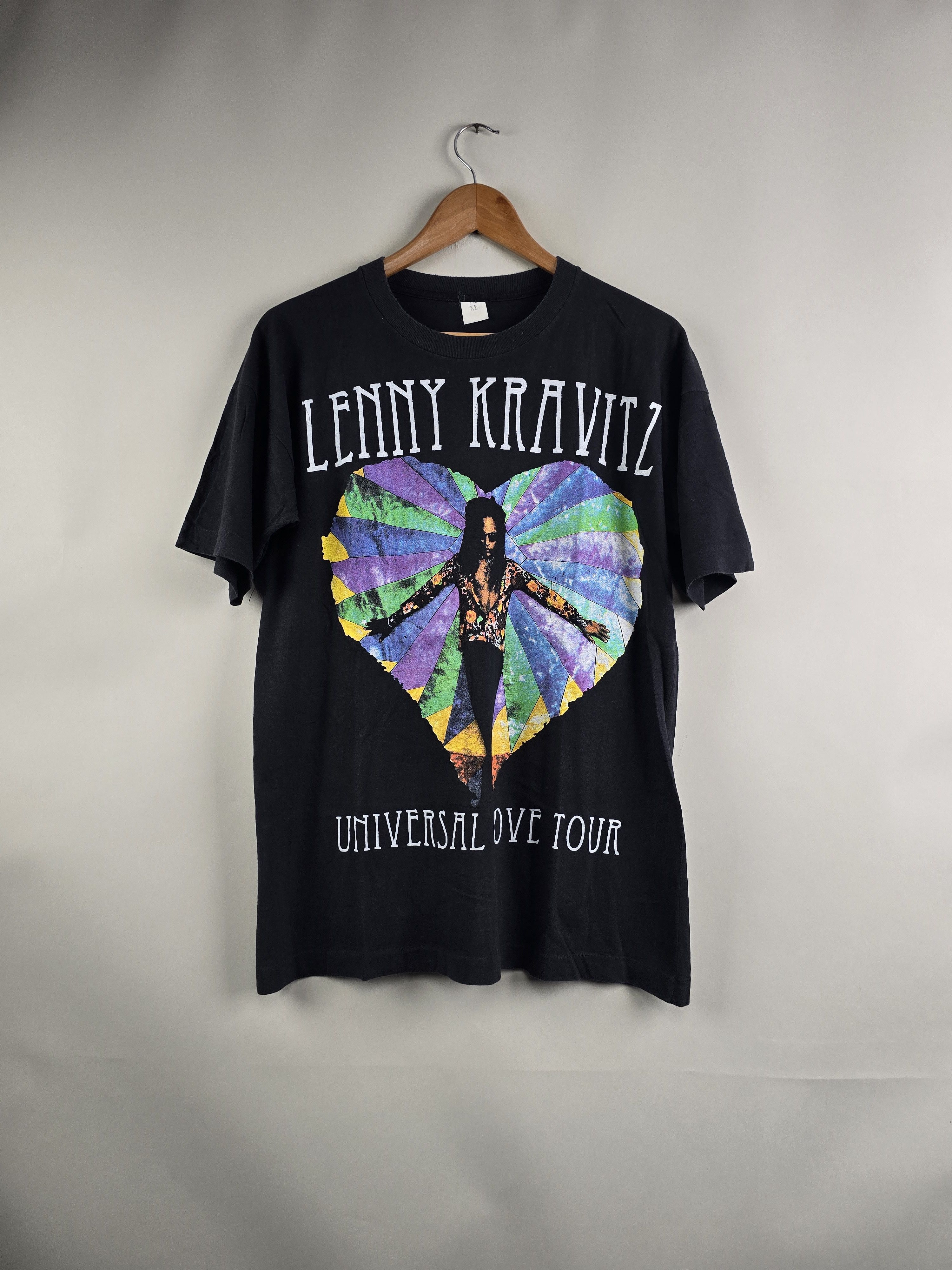 Band Tees × Vintage 90s Lenny Kravitz Universal Love Tour XL 21.5" 28" Size US XL / EU 56 / 4 - 1 Thumbnail