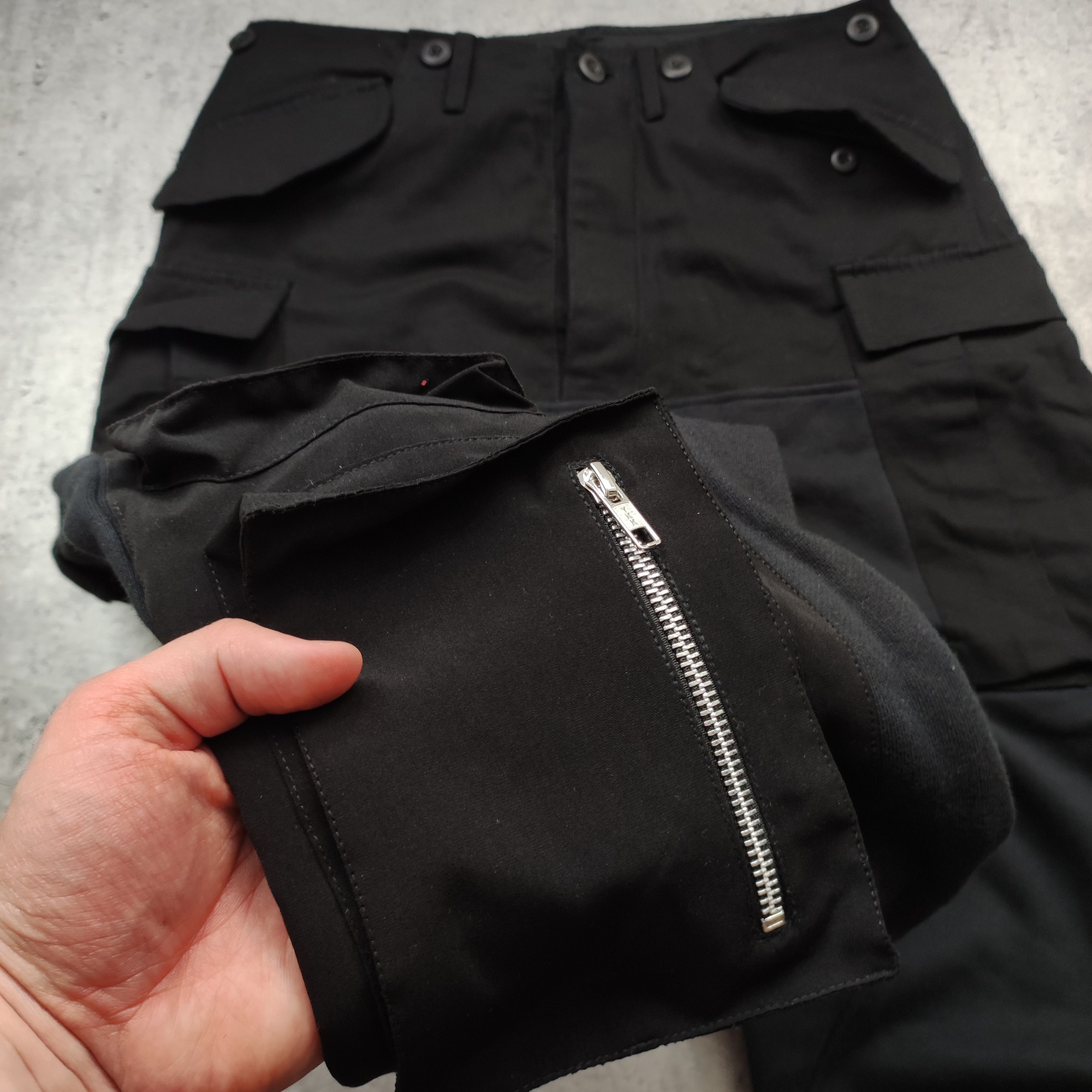 Other Space Available Studio Recyling Cargo Pocket Black Joggers Size US 32 / EU 48 - 5 Thumbnail