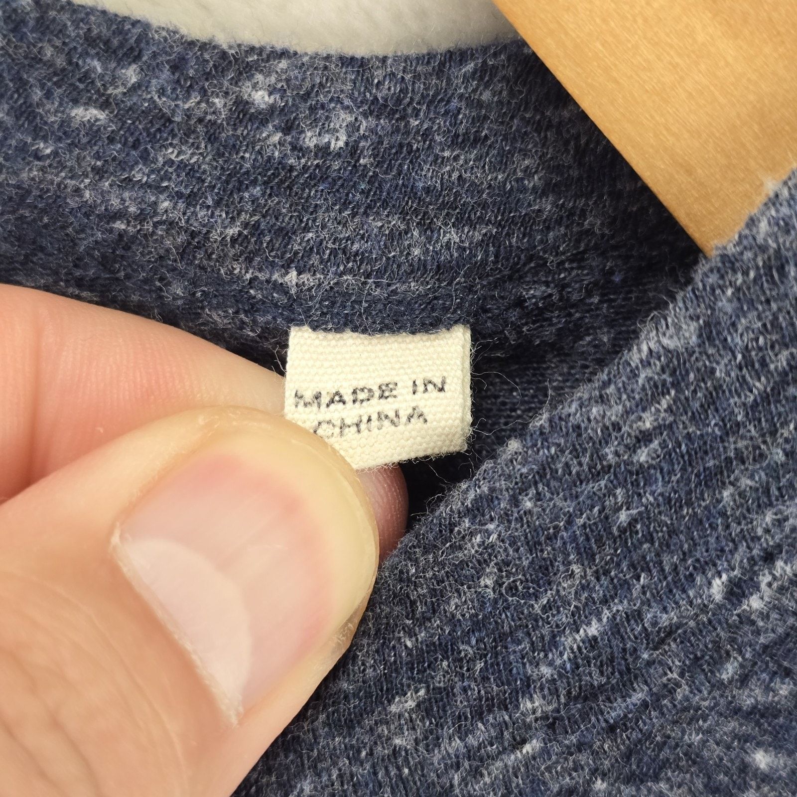 Buck Mason Buck Mason Henley Shirt Medium Lightweight Heather Navy Blue Size US M / EU 48-50 / 2 - 5 Thumbnail