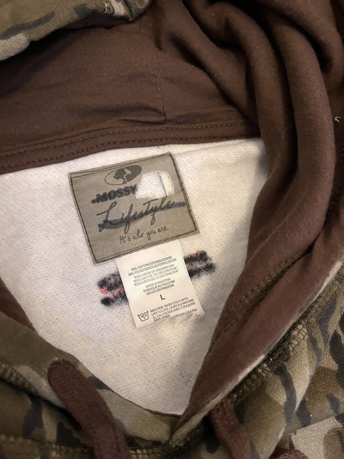 Mossy Oaks Mossy Oak Tree Bark Camo Hoodie Size US L / EU 52-54 / 3 - 6 Thumbnail